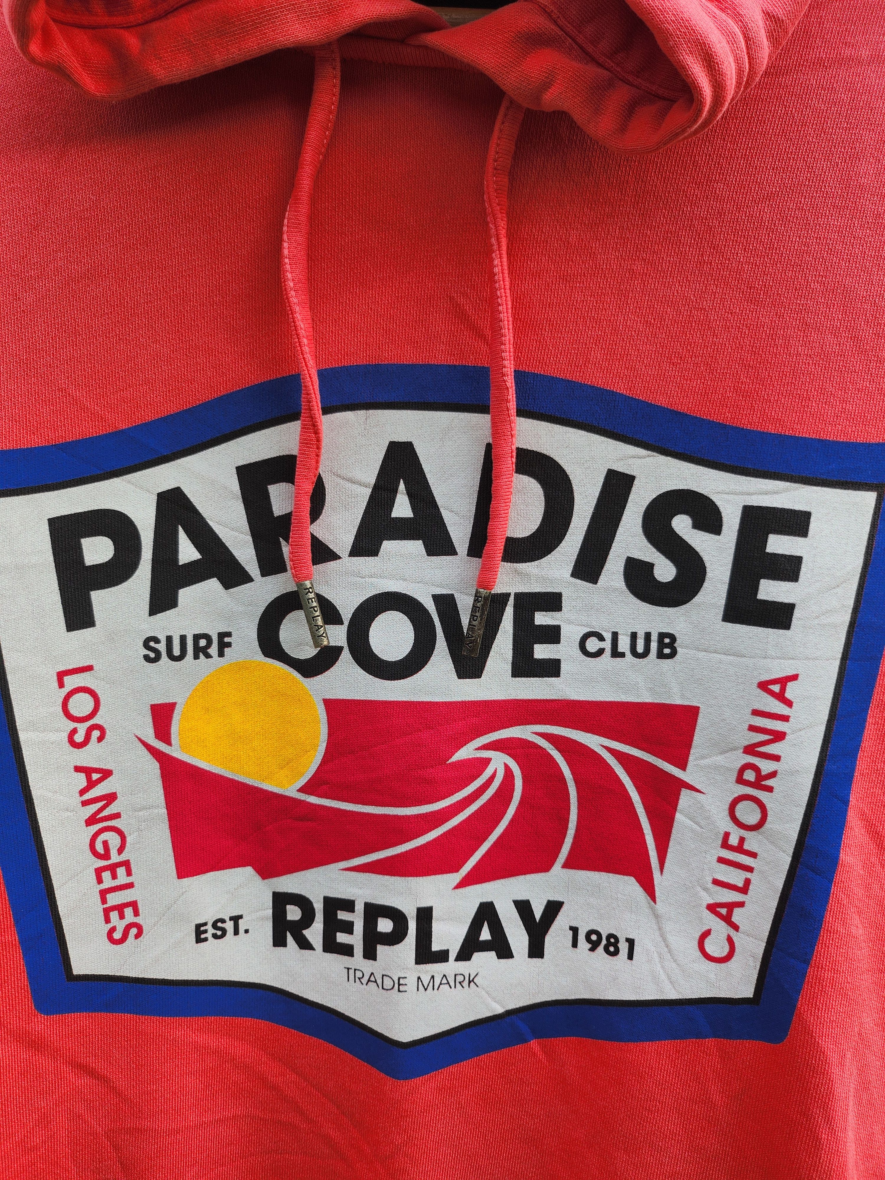 Japanese Brand 💥Replay Paradise Cove LA, Ca Sweater Hoodie Size US L / EU 52-54 / 3 - 3 Thumbnail