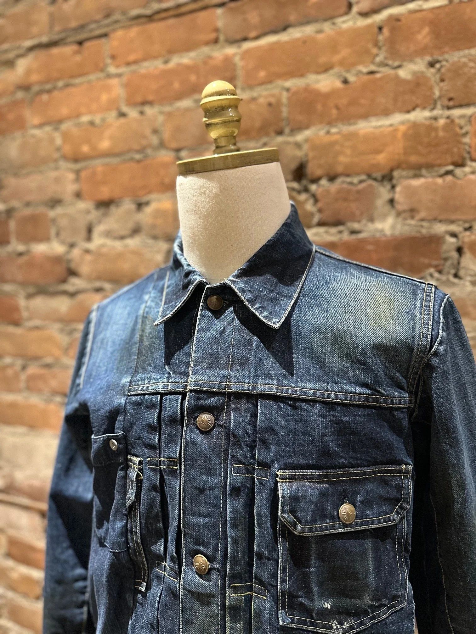 Maison MIHARA YASUHIRO Miharayasuhiro Distressed Denim Utility Jacket Size US M / EU 48-50 / 2 - 5 Thumbnail