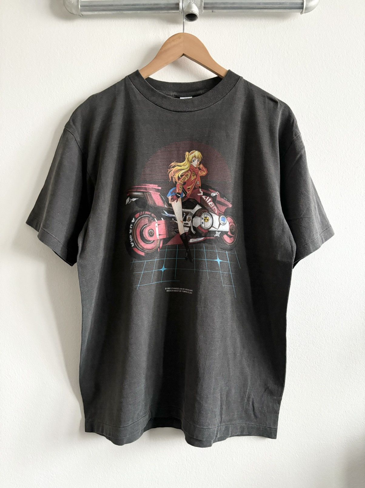 Anime Faded Evangelion Bootleg T Shirt Size US M / EU 48-50 / 2 - 3 Thumbnail