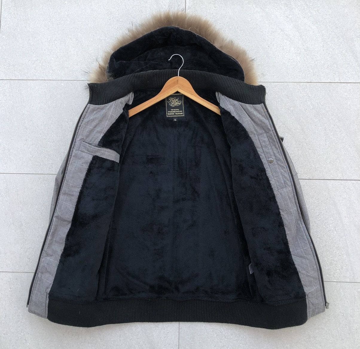 Karl Kani Karl Kani Acrylic Fur Raccoon Hoodie Lined Fleece Jacket Size US M / EU 48-50 / 2 - 8 Thumbnail