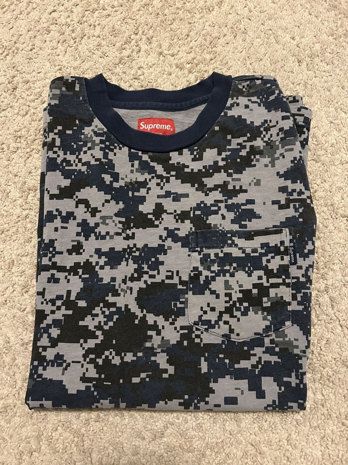 Supreme Supreme Camo Pocket Tee Size US M / EU 48-50 / 2 - 4 Thumbnail