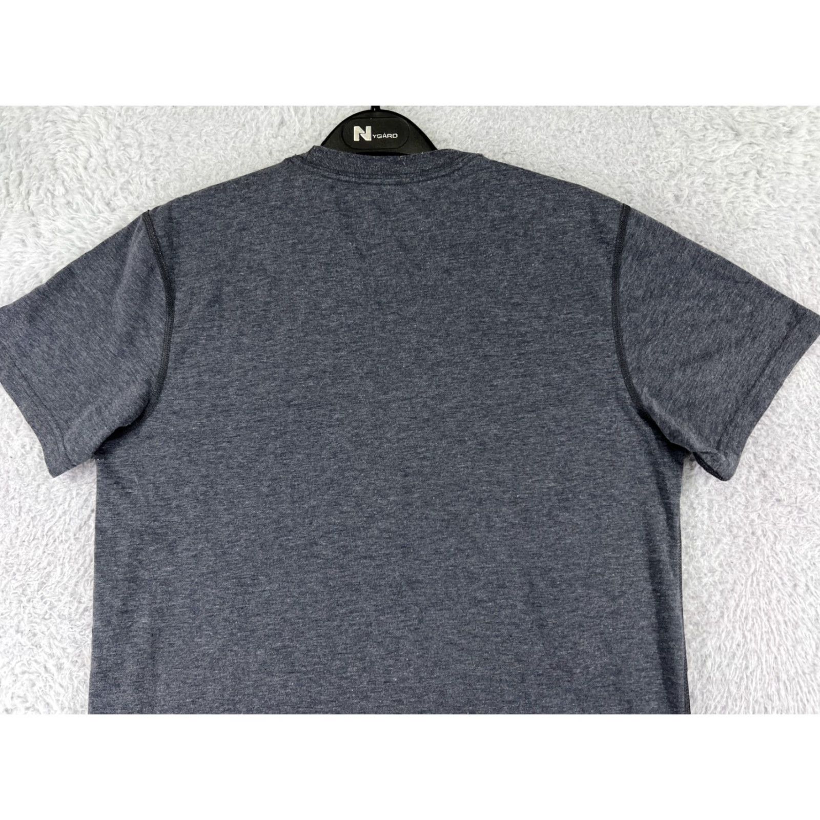 Adidas Adidas Shirt Mens Medium Gray Short Sleeve Crew Neck Logo Size US M / EU 48-50 / 2 - 7 Thumbnail