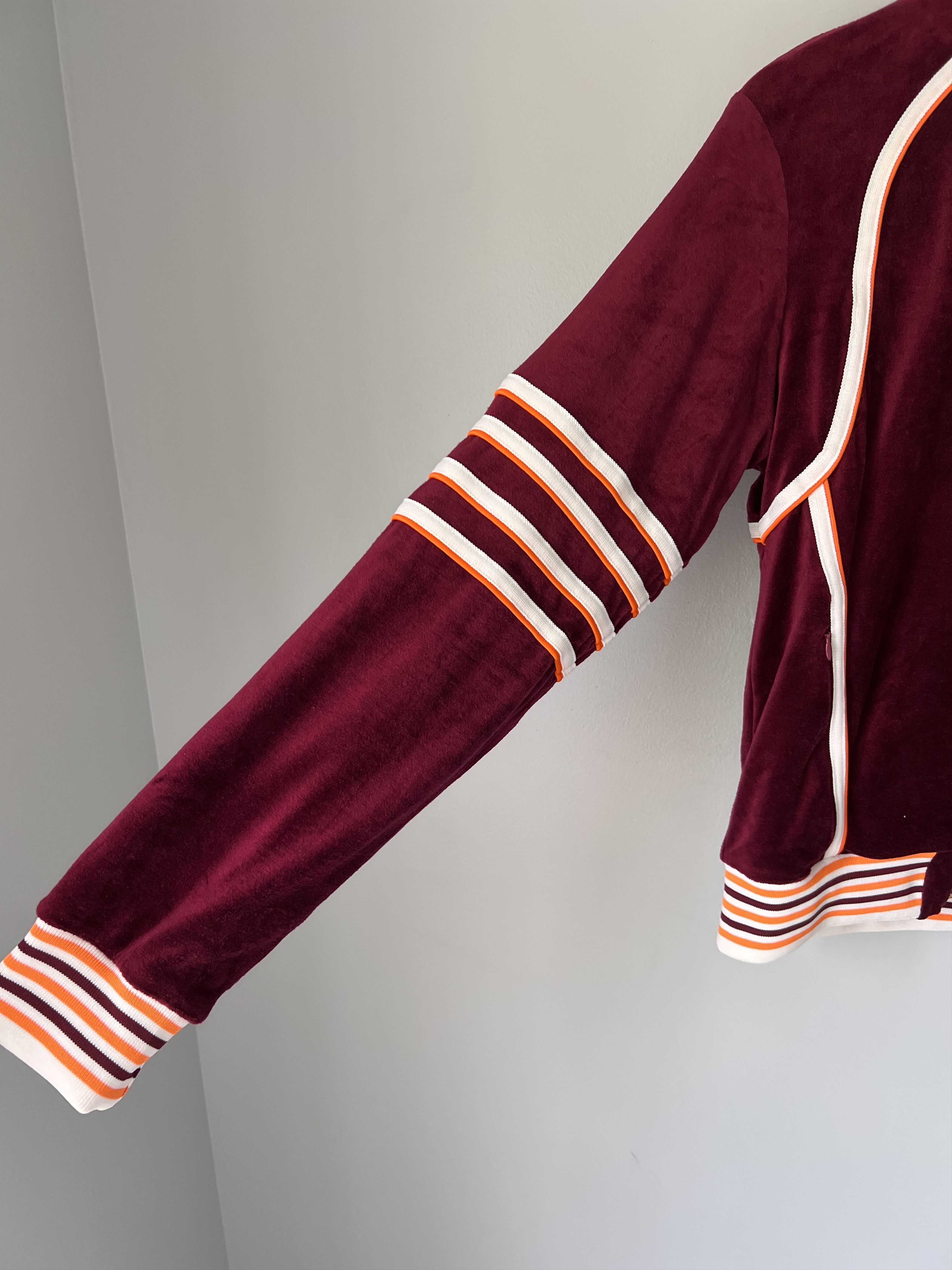 Casablanca Casablanca Racing Velout Tracksuit Top in Burgundy Size US M / EU 48-50 / 2 - 4 Thumbnail