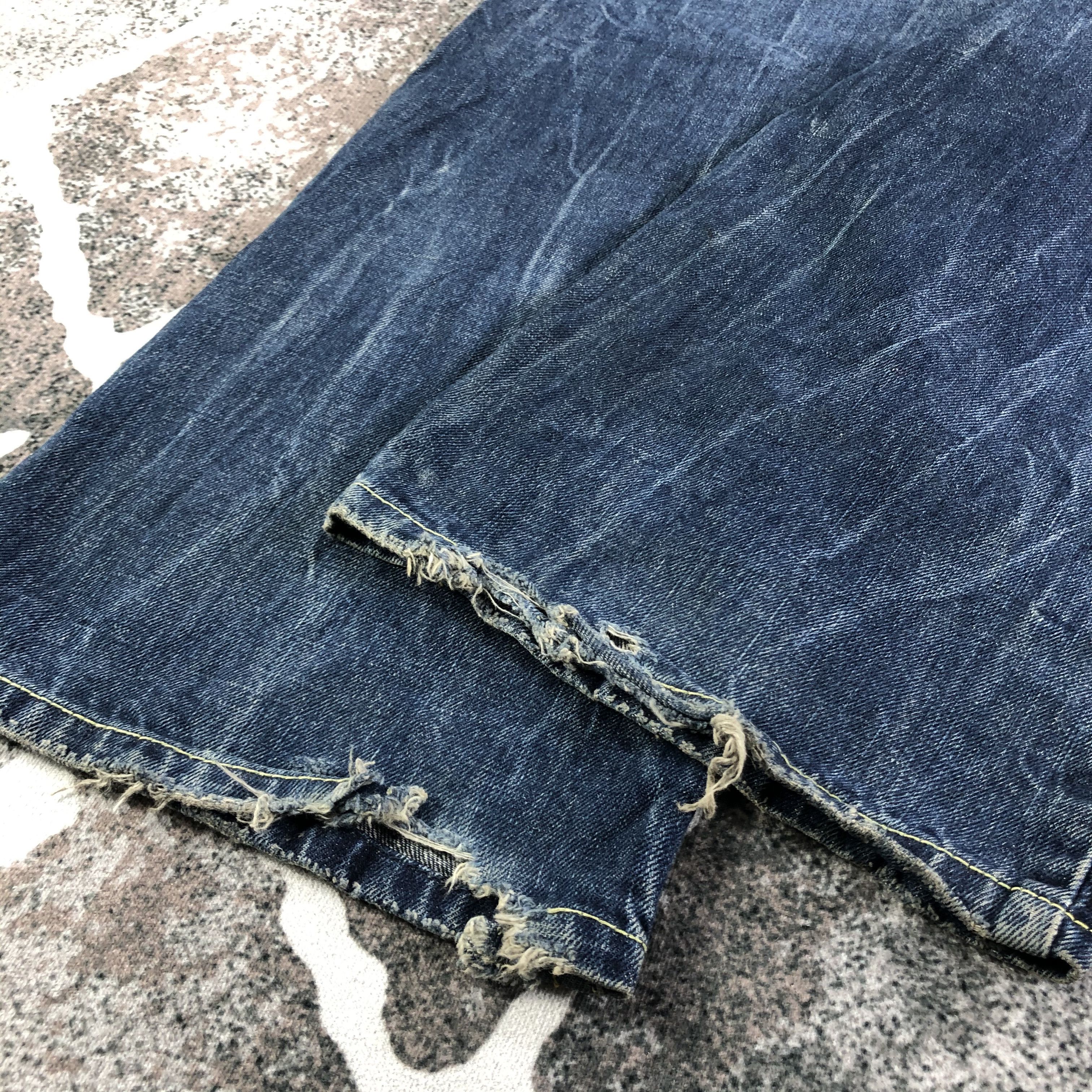 Japanese Brand Red Pepper Faded Blue Flared Jeans KJ2053 Size 26" / US 2 / IT 38 - 6 Thumbnail