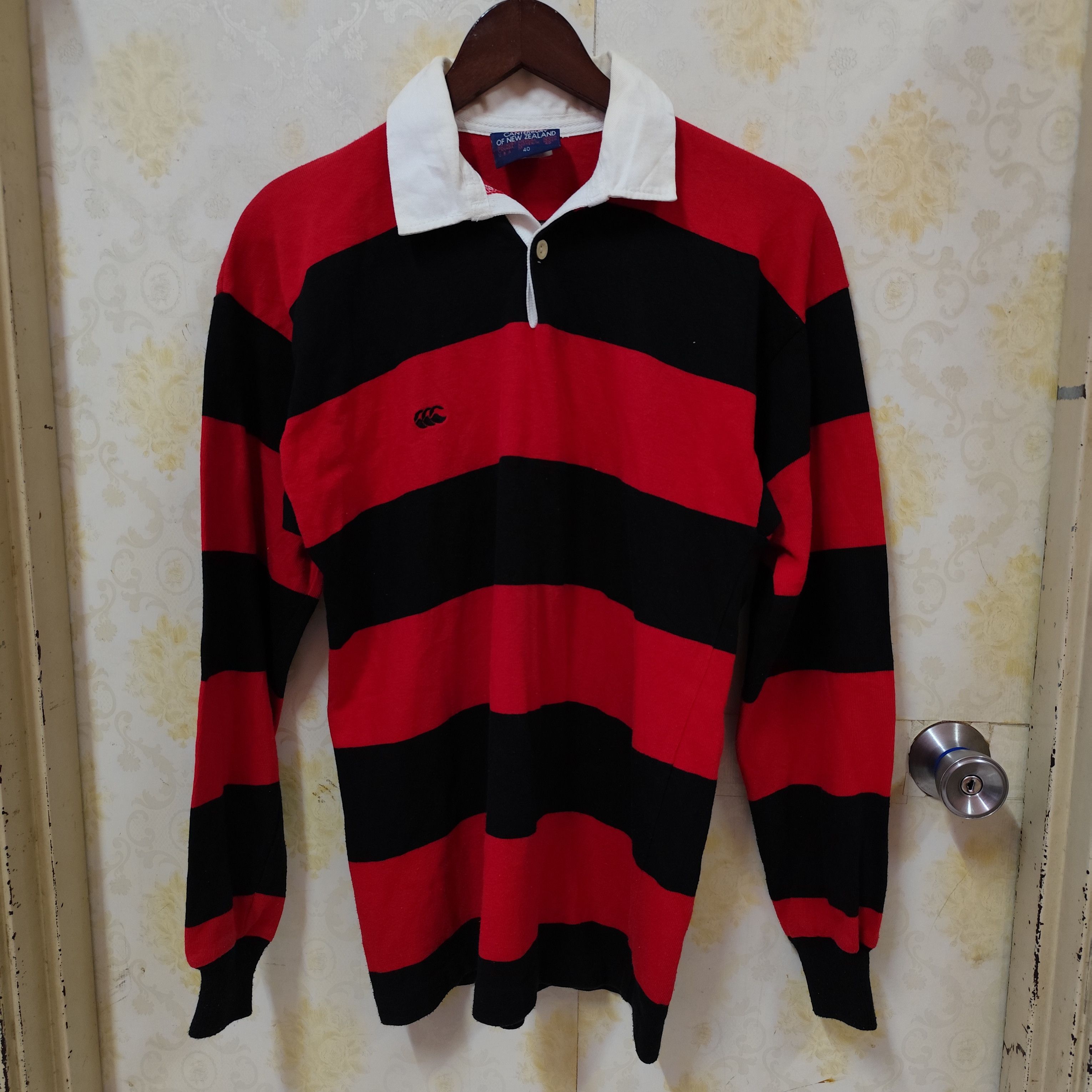 Canterbury of New Zealand × Vintage 🇳🇿VINTAGE CANTERBURY MADE IN NEW ZEALAND LONG SLEEVE SHIRT Size US M / EU 48-50 / 2 - 1 Thumbnail