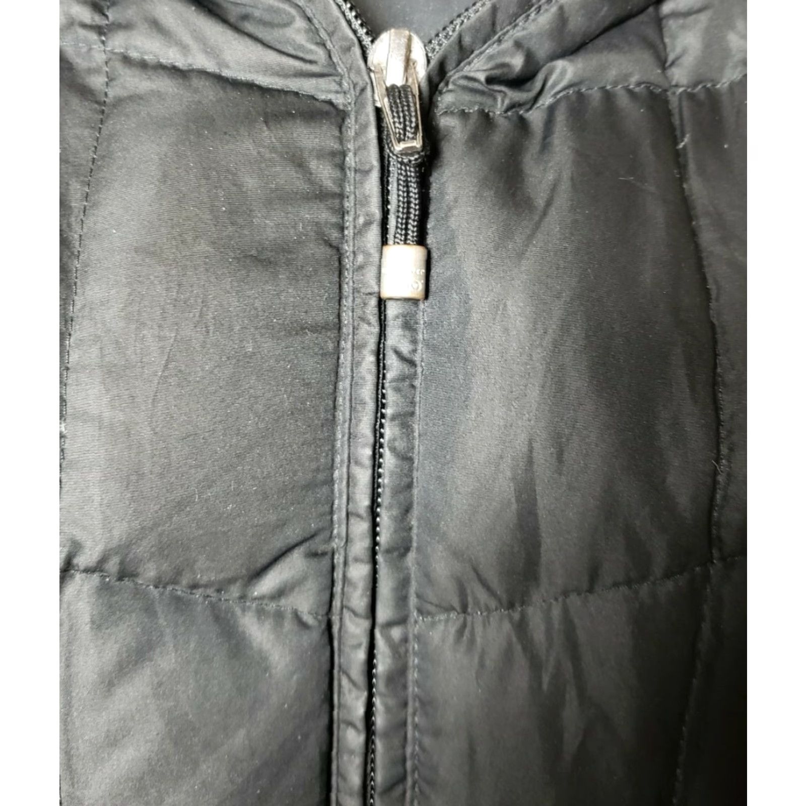 Obermeyer VINTAGE Obermeyer Mid Length Down Quilted Coat-Size XL Womens Coat Quilted Hooded Insulated Black Size XL / US 12-14 / IT 48-50 - 2 Thumbnail