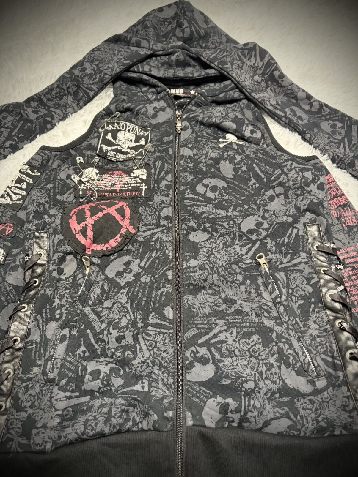 Japanese Brand Japanese Brand Mad Punks bunny ear hoodie Size US M / EU 48-50 / 2 - 5 Thumbnail