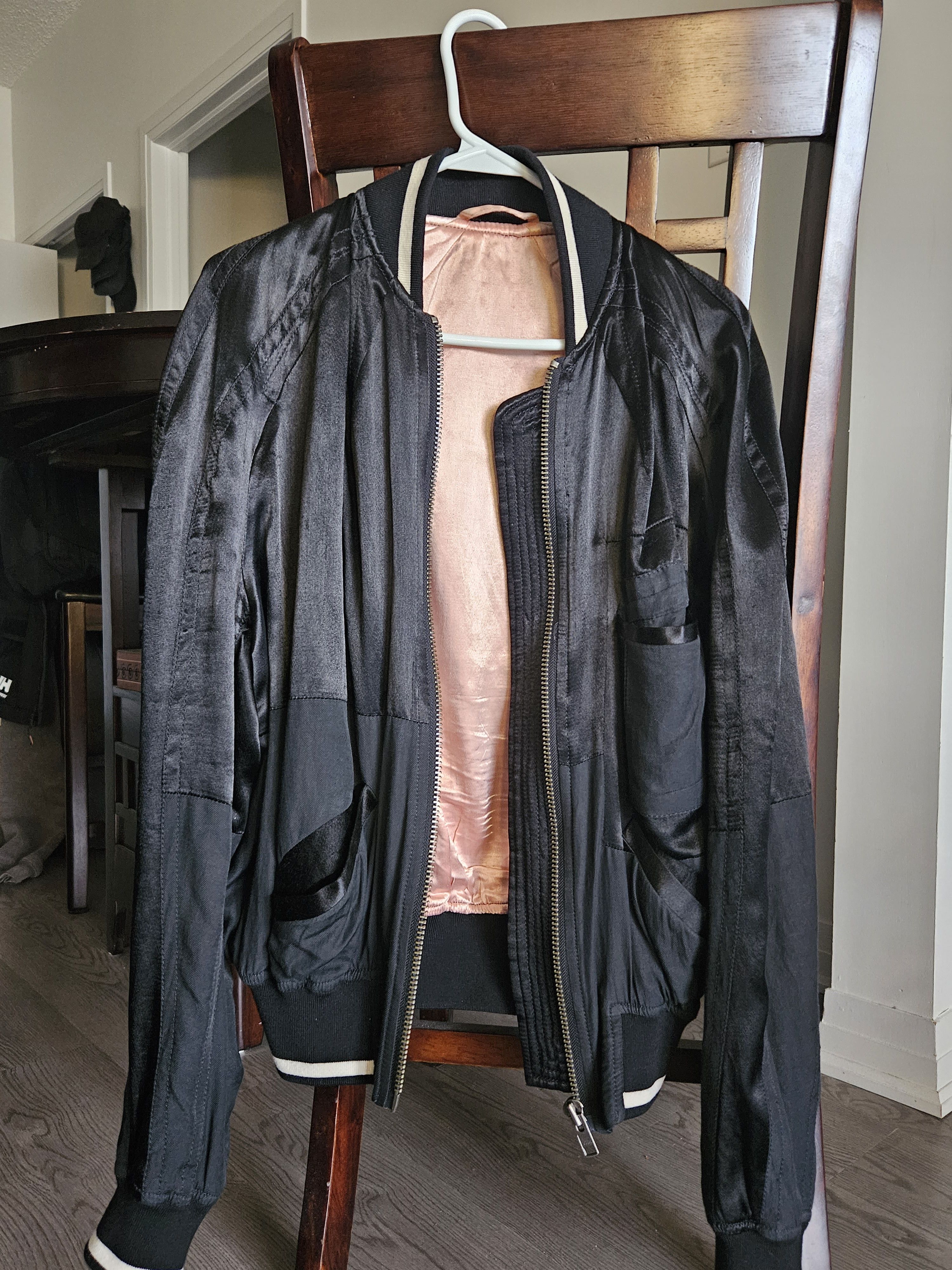 Silk Patchwork Bomber