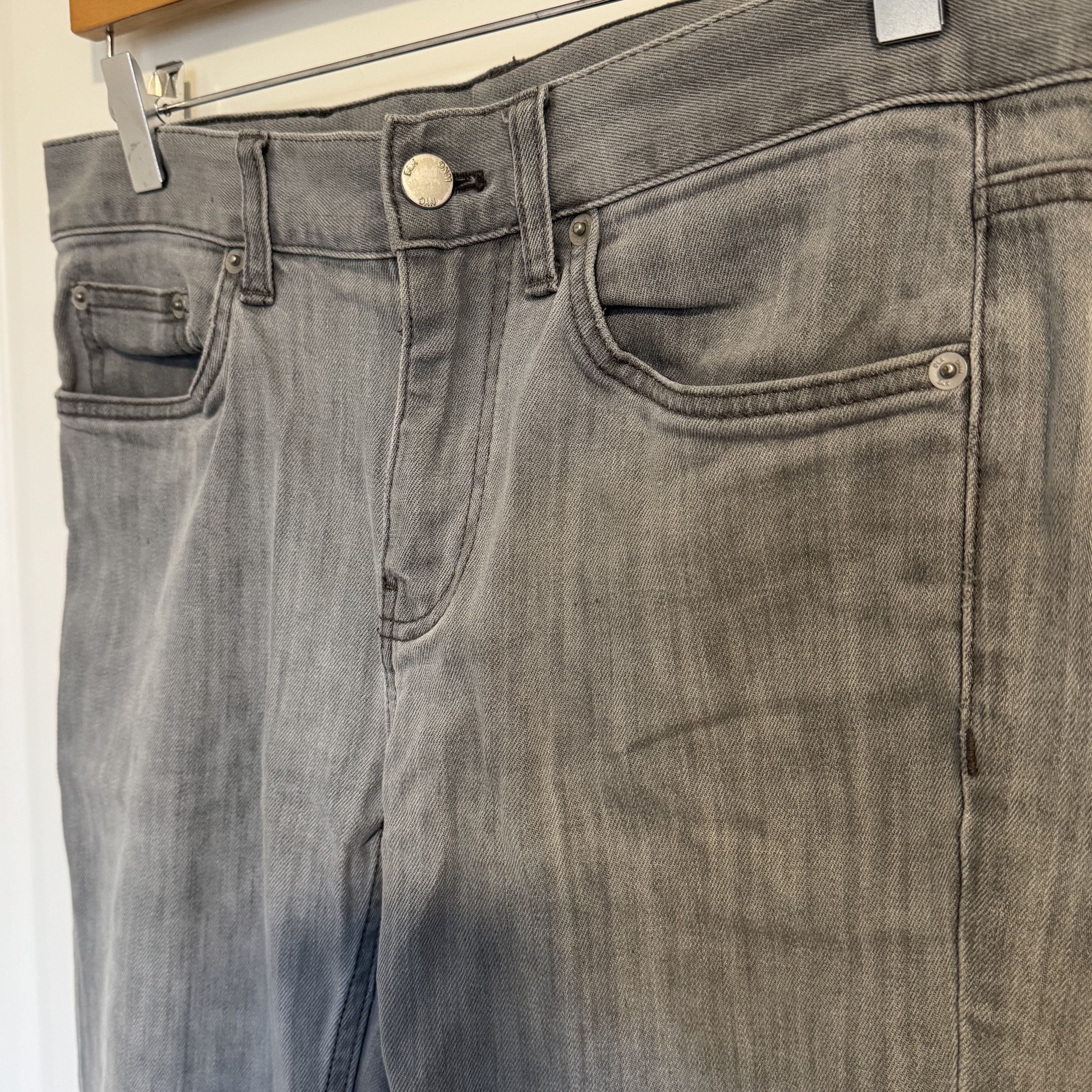 Blk Dnm BLK DNM Steal Grey Jeans 01 Mens Size 29 Width 32 Length Size US 29 - 3 Thumbnail