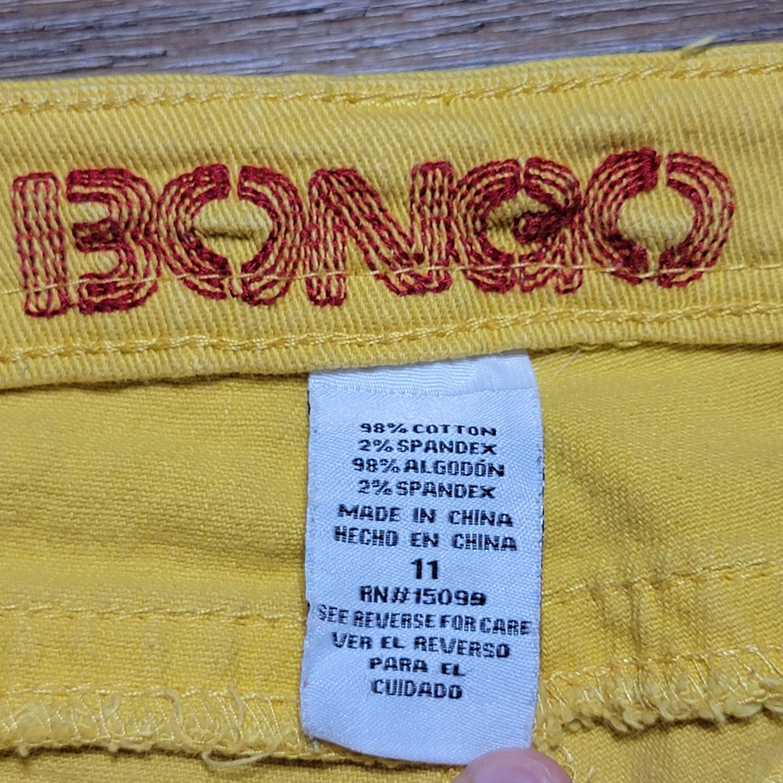 Other Bongo Denim Short Junior Cutoff Shorts - Size 11 Size 34" / US 12 / IT 48 - 3 Thumbnail