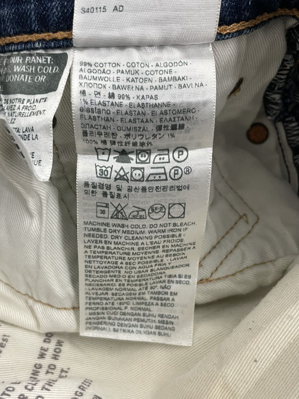 Levi's Levis 502 Distressed SelfRepair My Art Slim Size US 30 / EU 46 - 18 Thumbnail