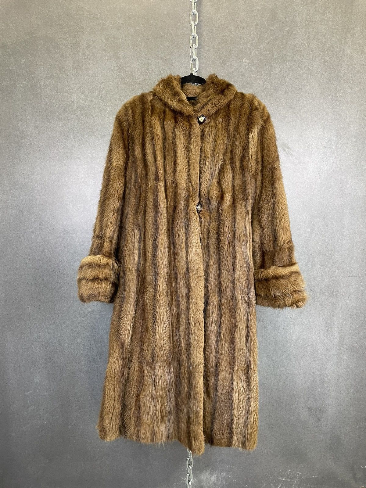 Image of Vintage 30S 40S Mink Fur Coat in Brown, Women's