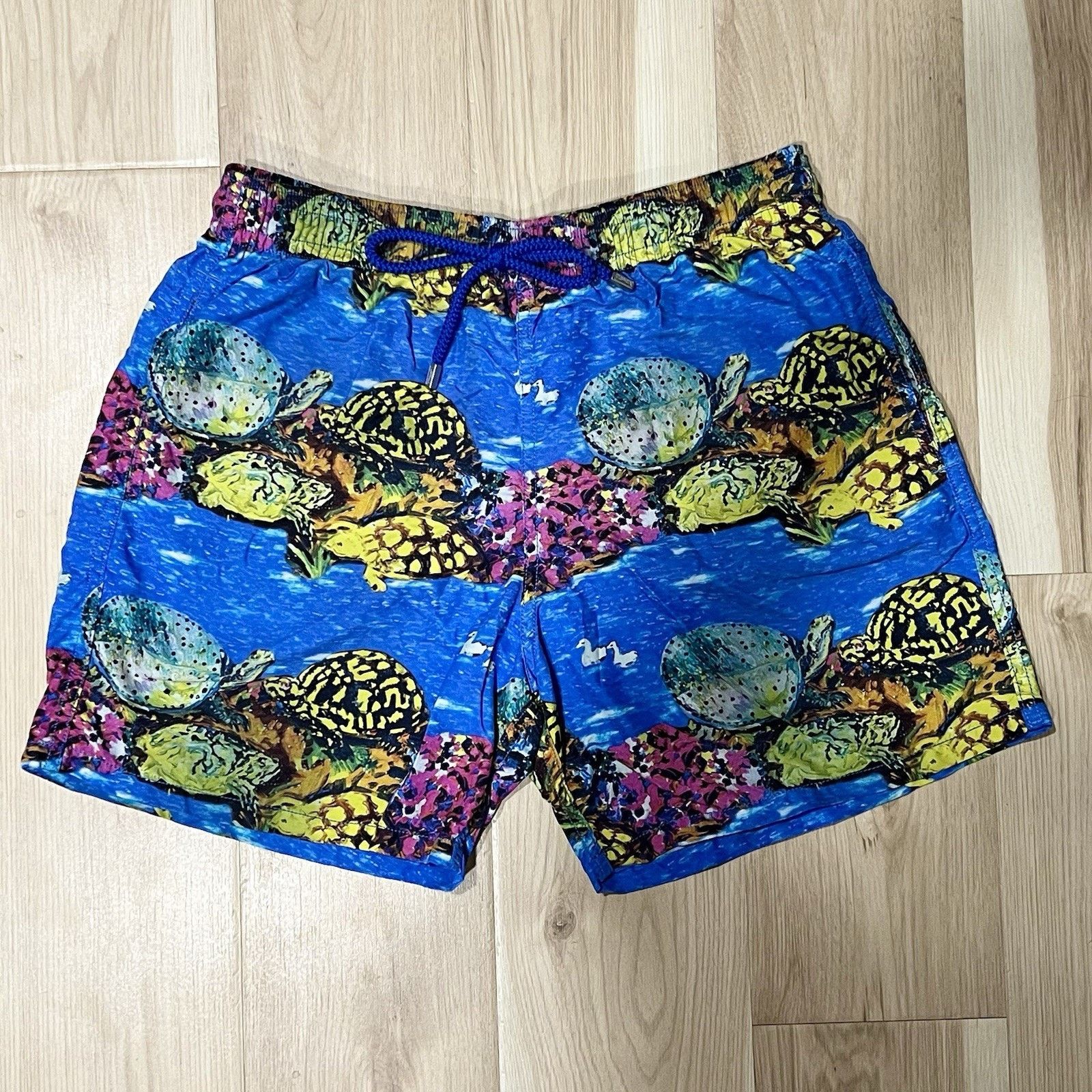 Vilebrequin Vilebrequin x Hunt Slonem (L) Swim Trunks Shorts Turtle Size US 30 / EU 46 - 2 Thumbnail