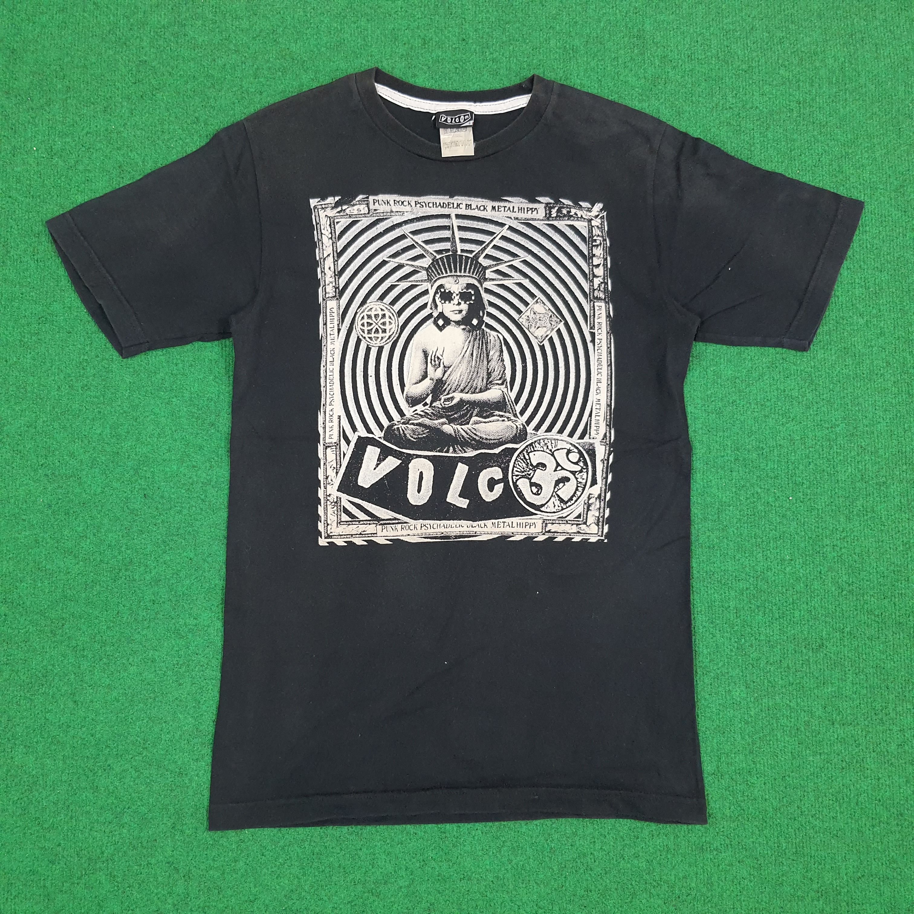 Vintage × Volcom Vintage Volcom Punk Rock Black Metal Hippy Tshirt Size US S / EU 44-46 / 1 - 1 Thumbnail