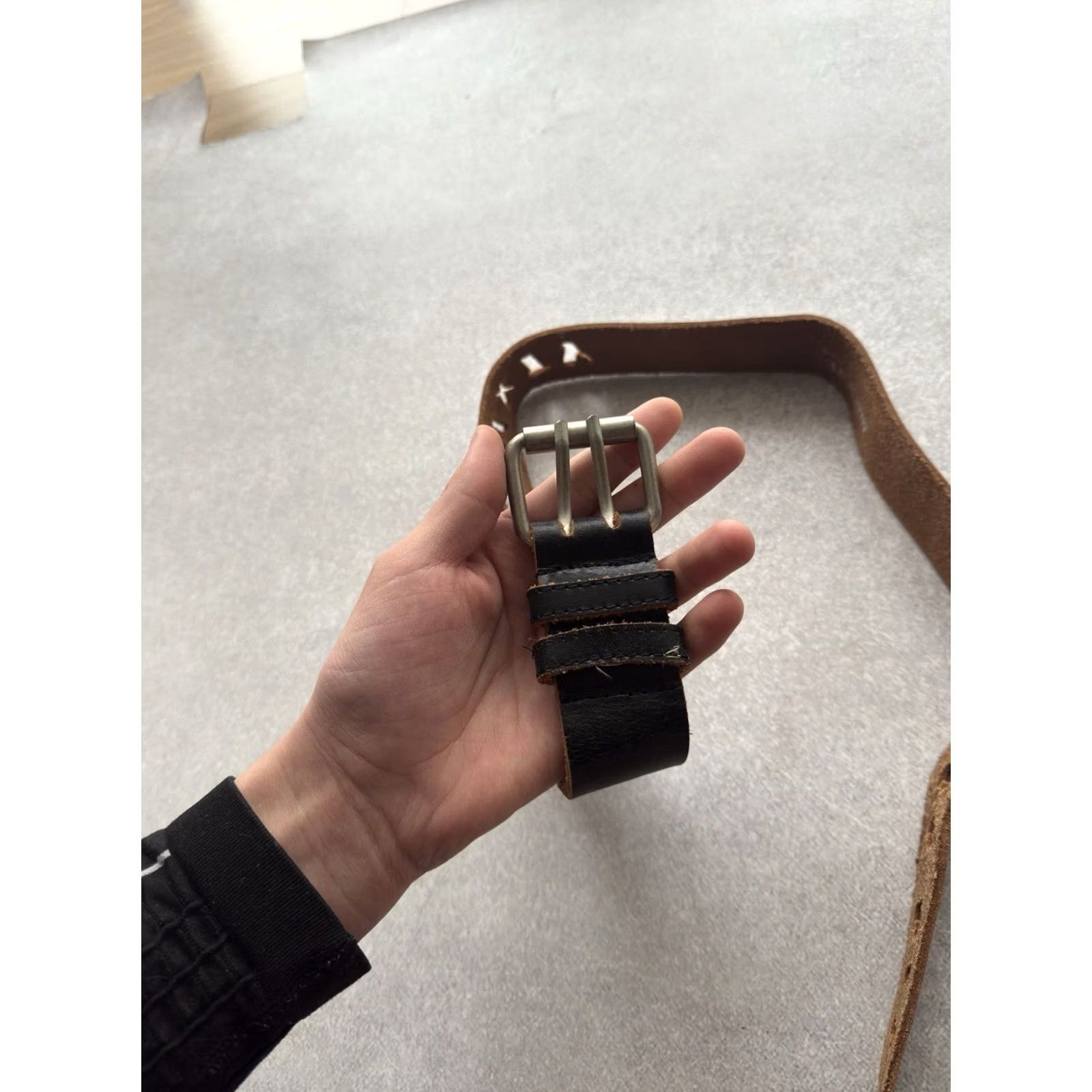 Miss Sixty VINTAGE Miss Sixty Leather Belt Logo 90s Retro Y2K Women M Brown Fashion Belt Size ONE SIZE - 6 Thumbnail