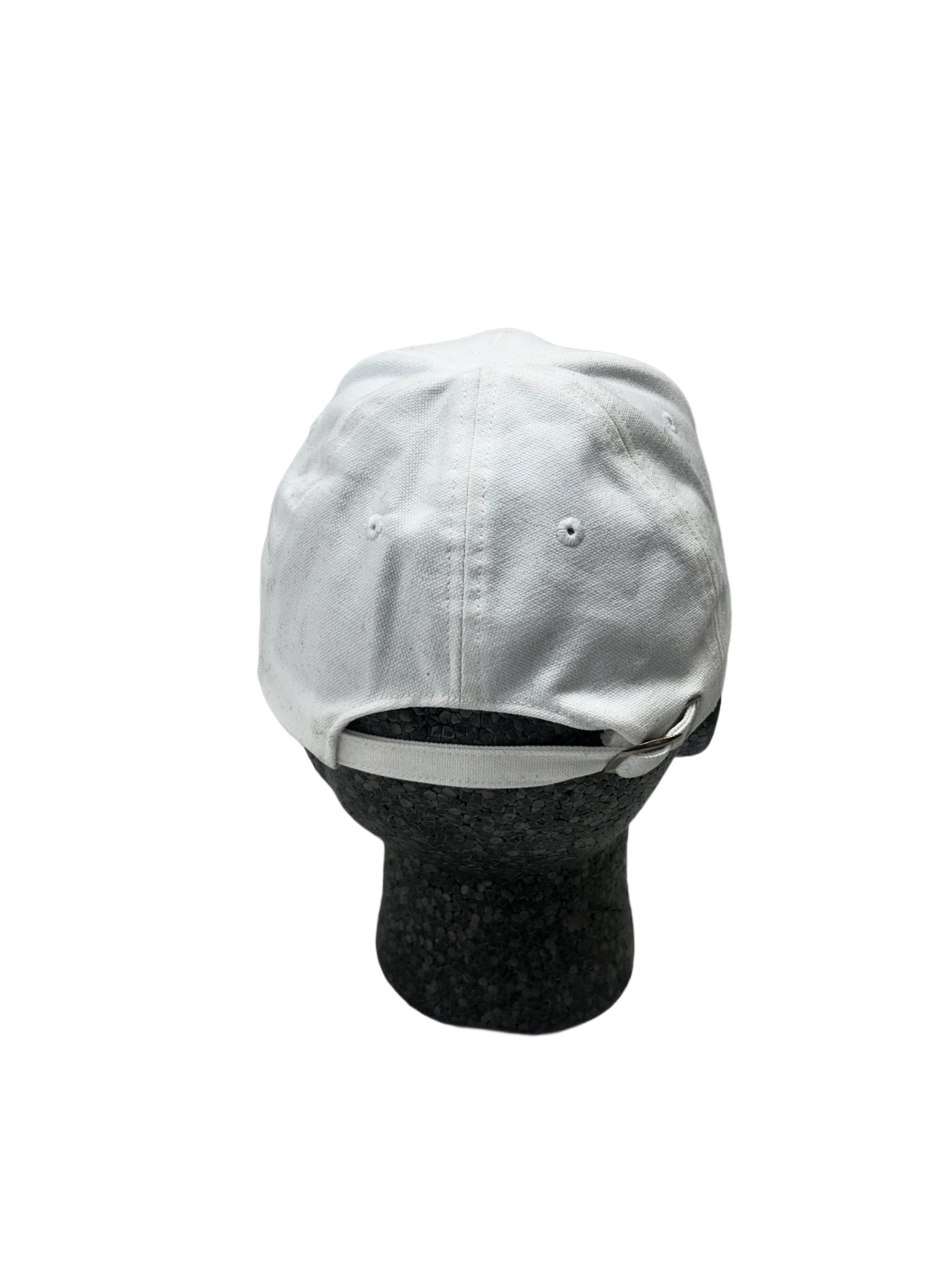Prada Prada Linea Rossa White 'Luna Rossa' Hat With Logo On Crown Size 32 - 3 Thumbnail