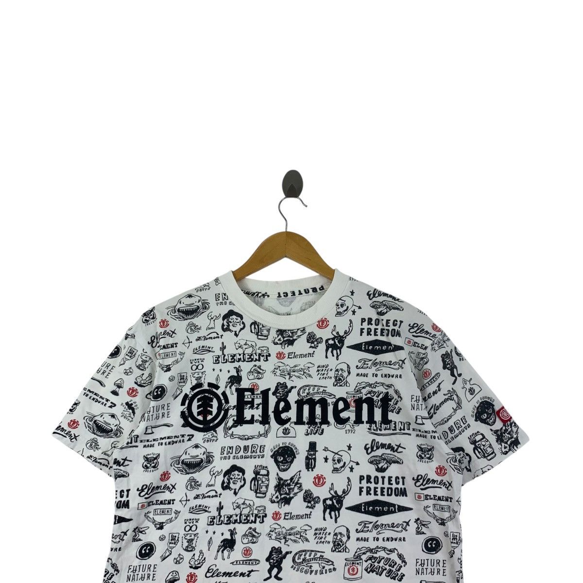 Element ELEMENTS SKATEBOARD AOP Over Print Endure Rebel Tee Shirt Size US M / EU 48-50 / 2 - 2 Thumbnail