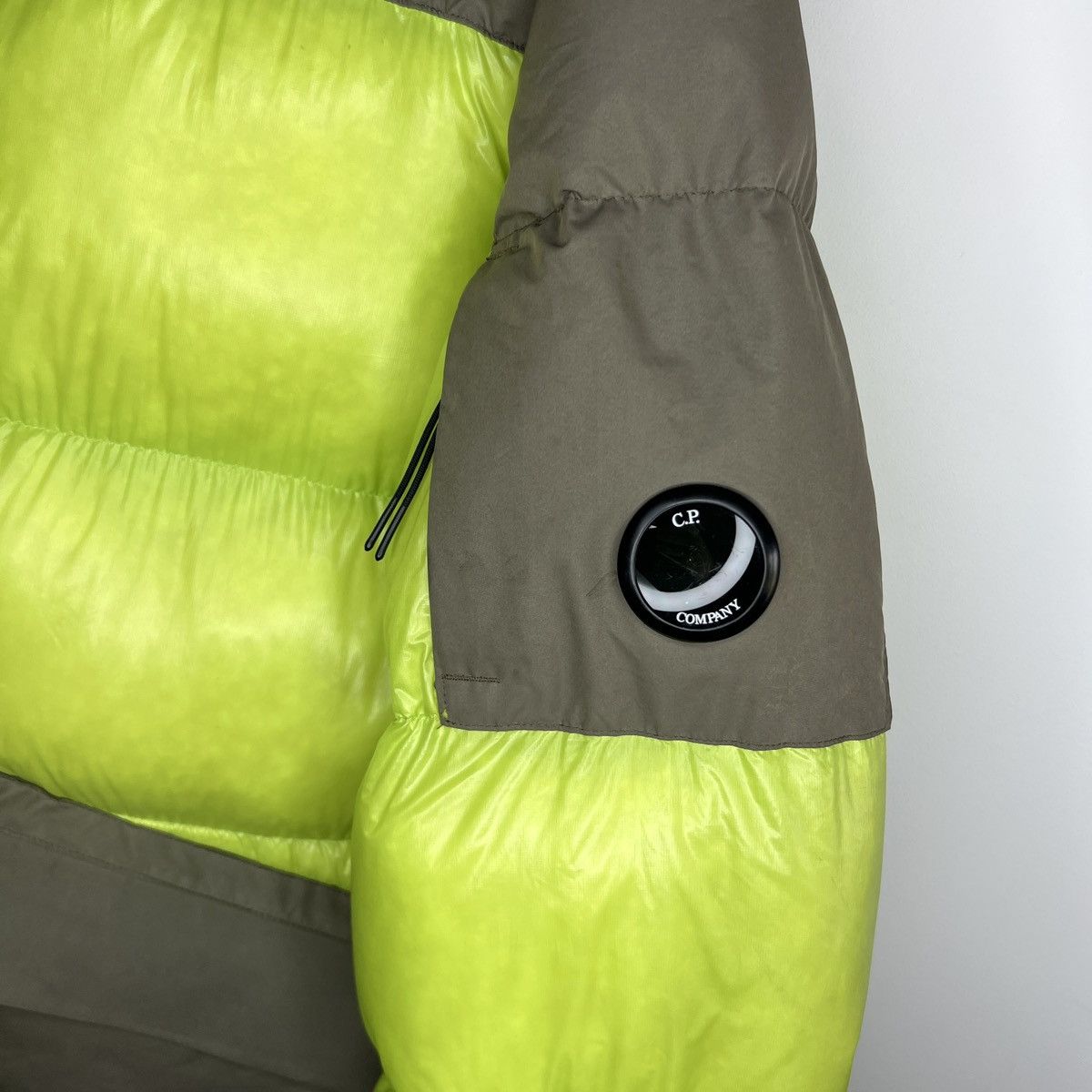 C.P. Company × Designer CP Company Hooded Goose Down Puffer Tech Jacket Green Padded Size US XL / EU 56 / 4 - 4 Thumbnail