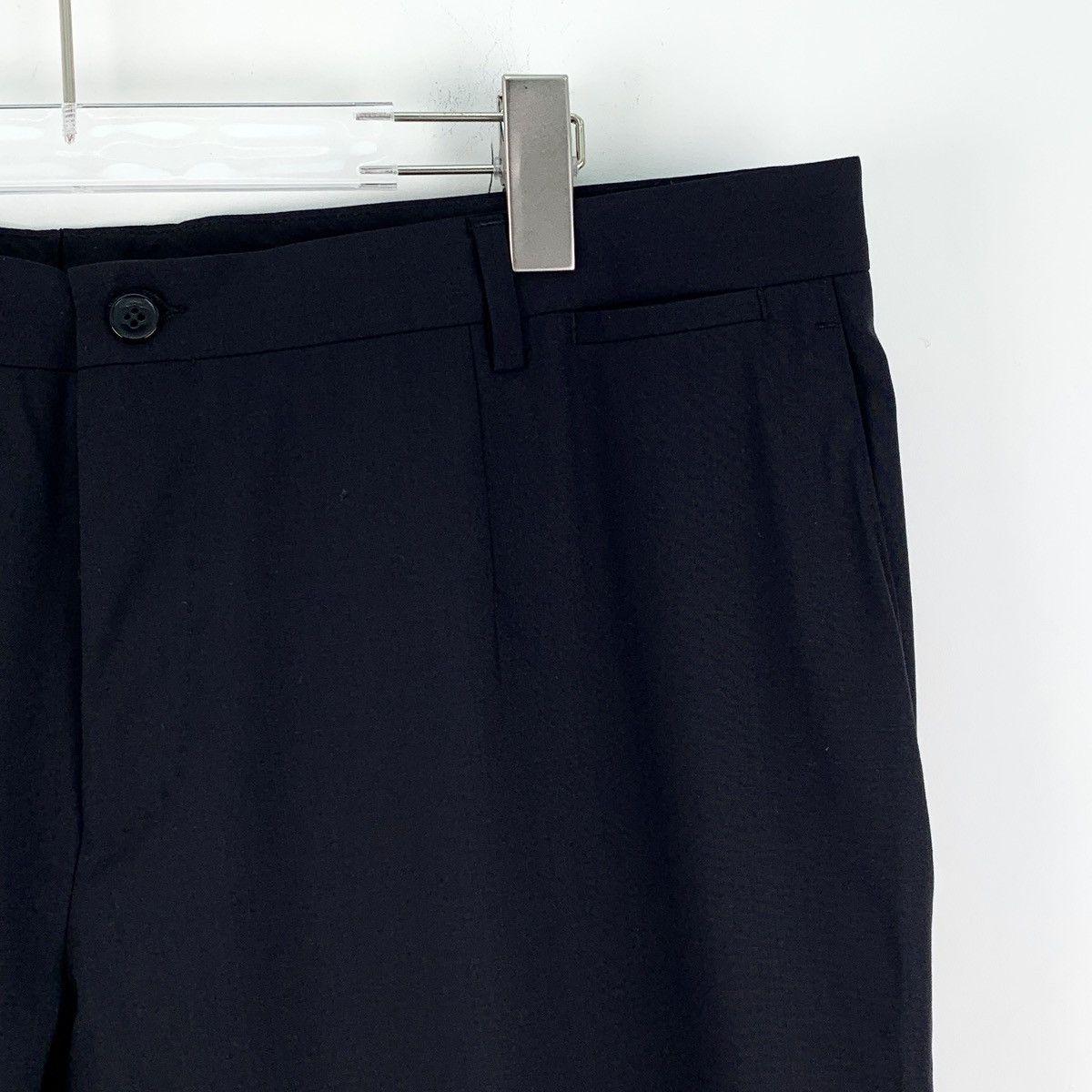 Dolce & Gabbana Dolce Gabbana Black Purple Wool Casual Suit Trousers K26WX Size US 32 / EU 48 - 3 Thumbnail
