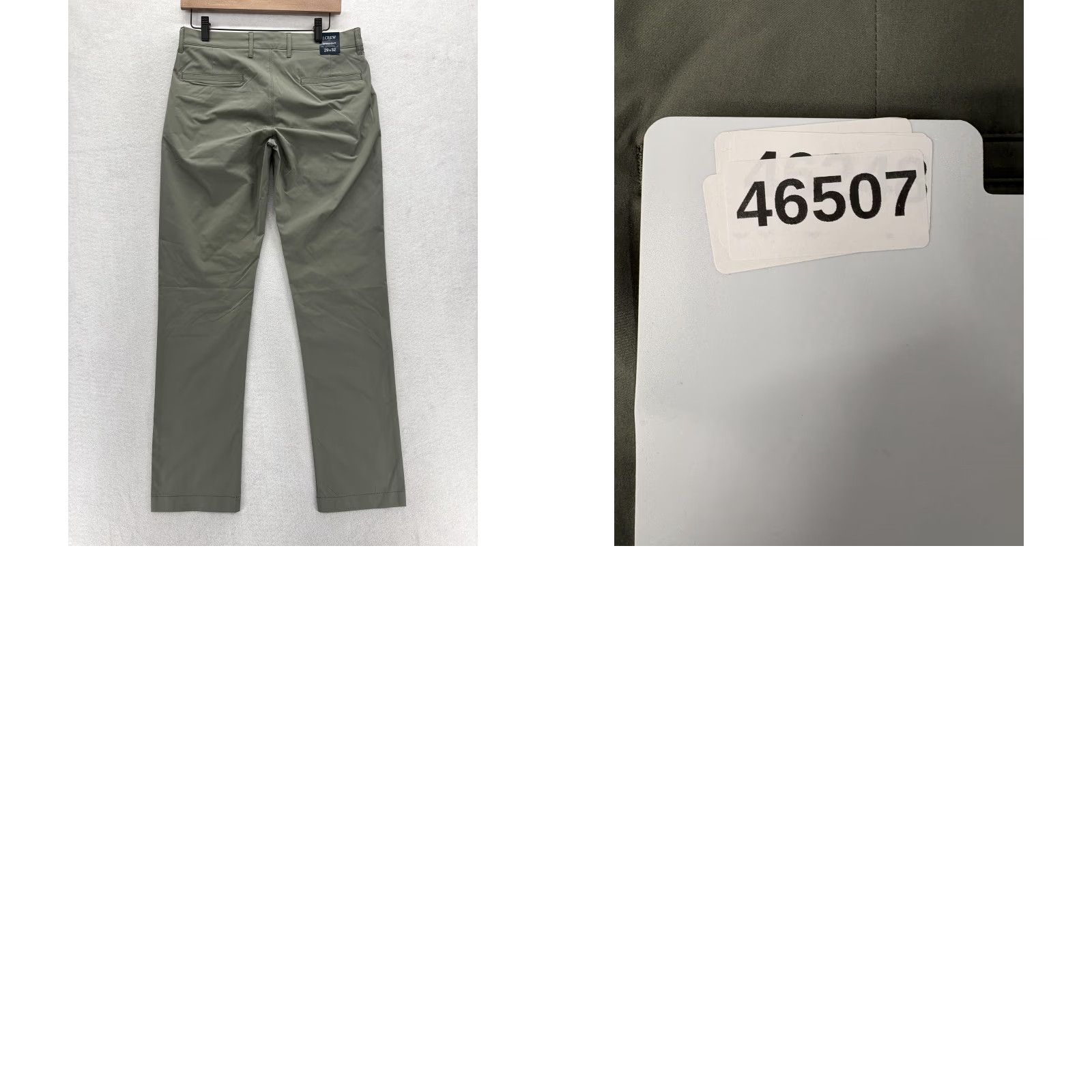 J.Crew J.Crew Flex Tech Pants Mens 29x32 Green Stretch Lightweight Straight Fit Regular Pockets UV Protection Moisture Wicking Breathable Chino Pants Size US 29 - 10 Thumbnail