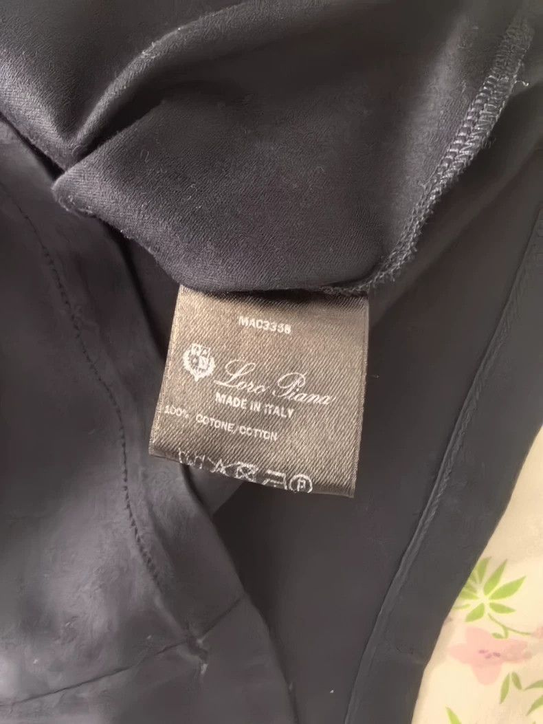 Loro Piana LORO PIANA 100% cotton T-shirt Size S / US 4 / IT 40 - 4 Thumbnail