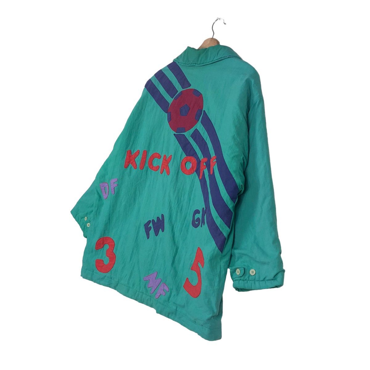 Hysteric Glamour 🔥Vintage Kimono Jacket Football Big Logo Japan Made Size US L / EU 52-54 / 3 - 10 Thumbnail