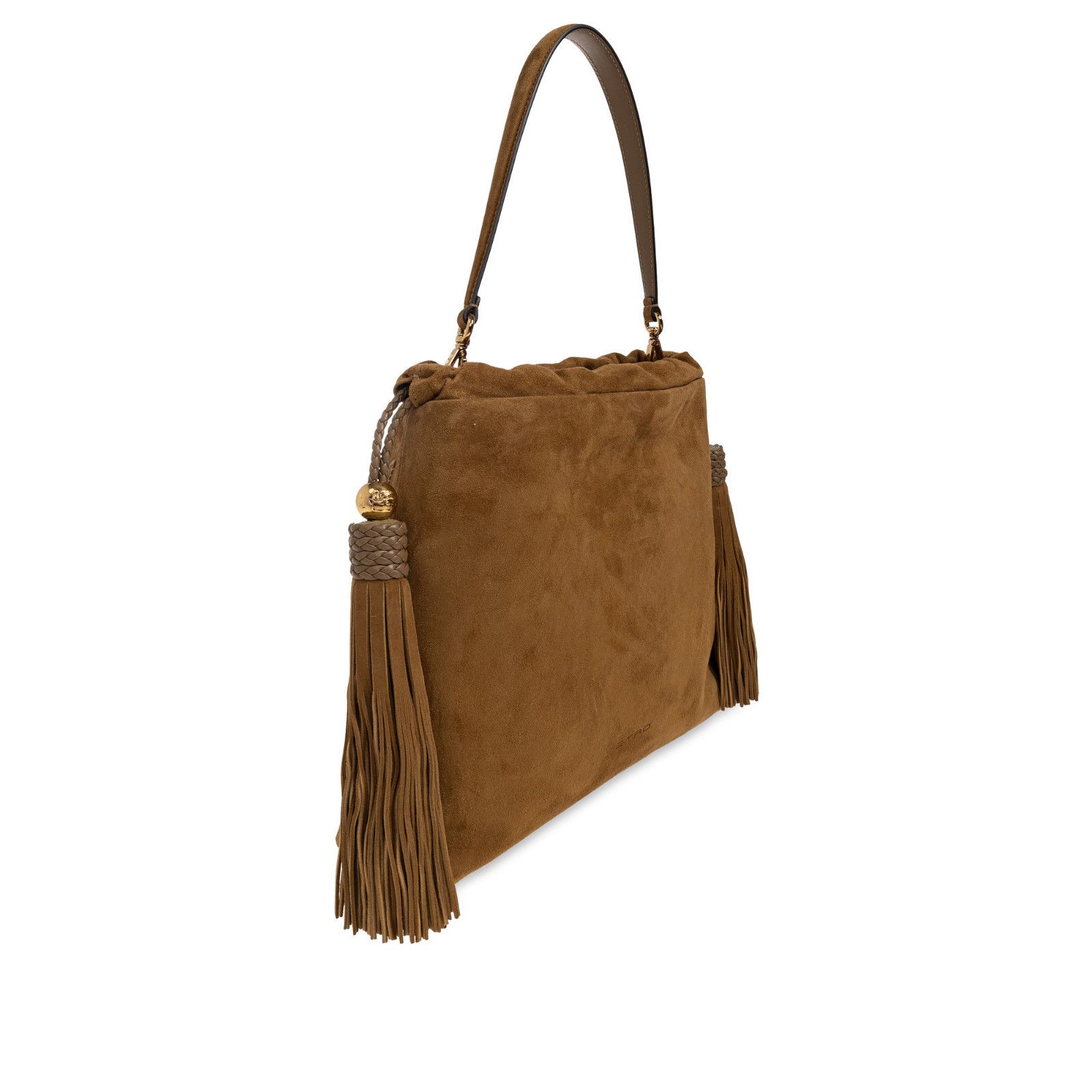 Etro ETRO Kalispera Medium Brown Suede Shoulder Bag New & Authent Size ONE SIZE - 3 Thumbnail