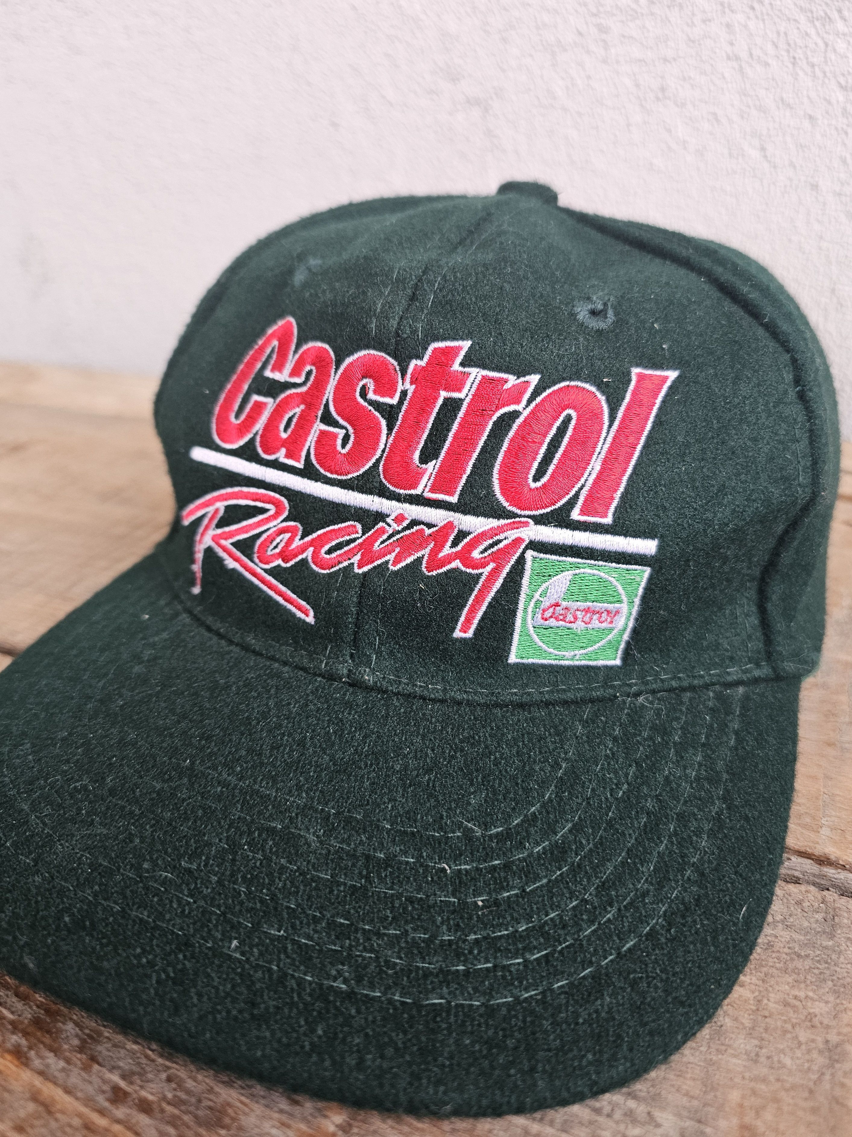 Vintage Castrol Racing Big Logo Wool Hat Size ONE SIZE - 4 Thumbnail
