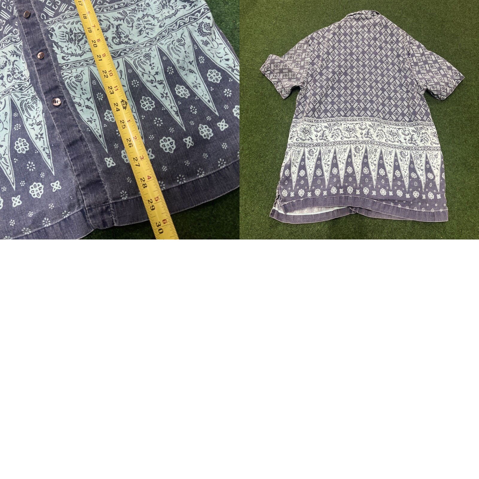 Vintage British India Traveller Button up Shirt, Blue, Sz L Hawaiian Beach Outdoors Size US L / EU 52-54 / 3 - 8 Thumbnail