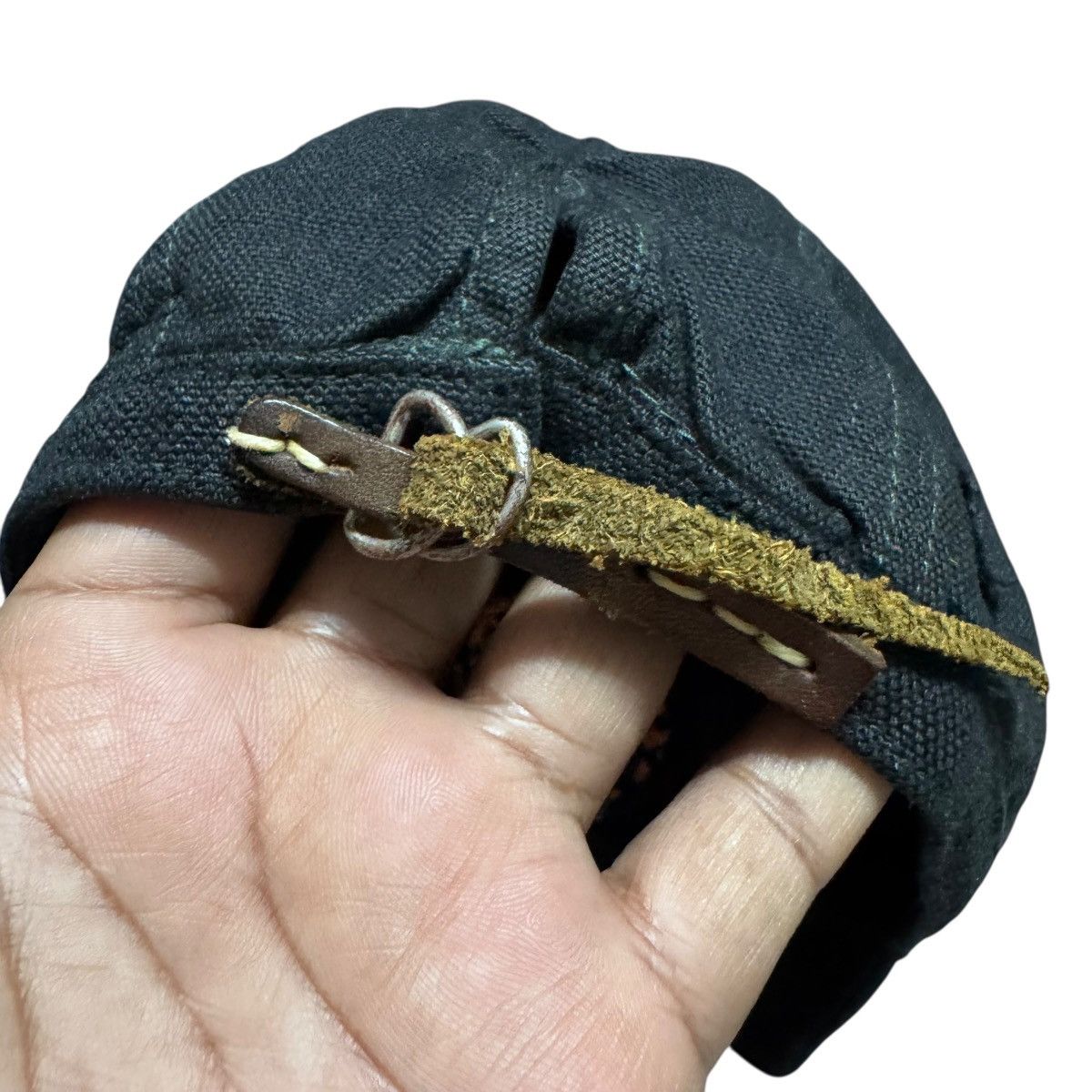 Kapital Kapital Tiger Embroidery Black Denim Mechanic Hats Size ONE SIZE - 8 Thumbnail