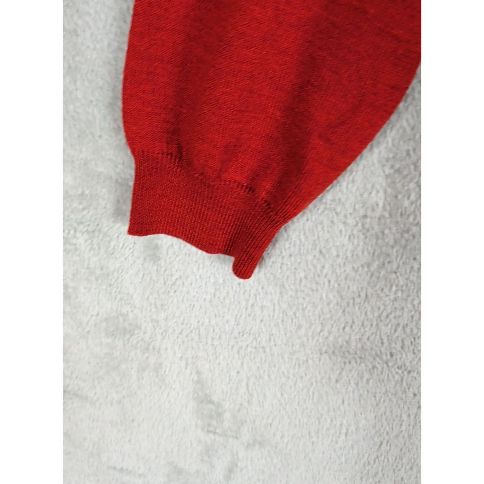 Brooks Brothers Brooks Brothers Sweater Mens L Rusty Orange Merino Wool Stretch V-Neck Pullover Size US L / EU 52-54 / 3 - 4 Thumbnail