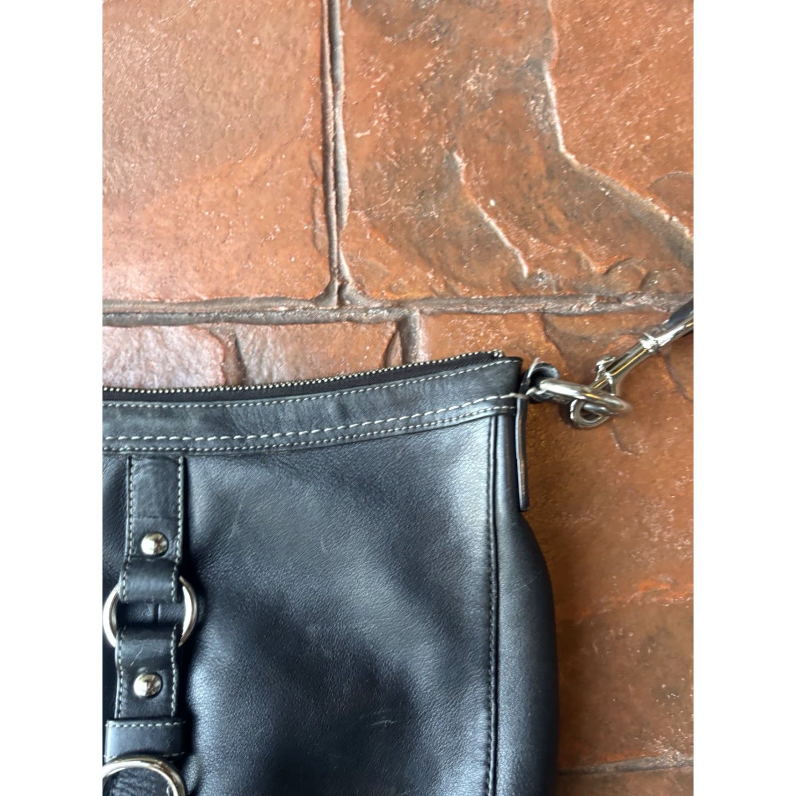Coach Y2K Coach Chelsea Leather Shoulder Bag Black Medium Women Size ONE SIZE - 6 Thumbnail