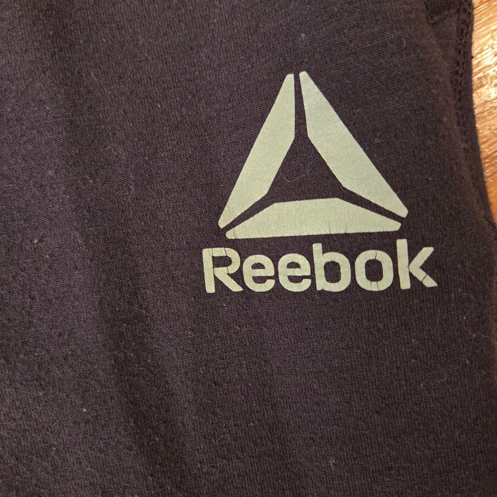 Reebok Reebok Black XXL Sweatpants with Orange Trim - Men's Size US 40 / EU 56 - 6 Thumbnail