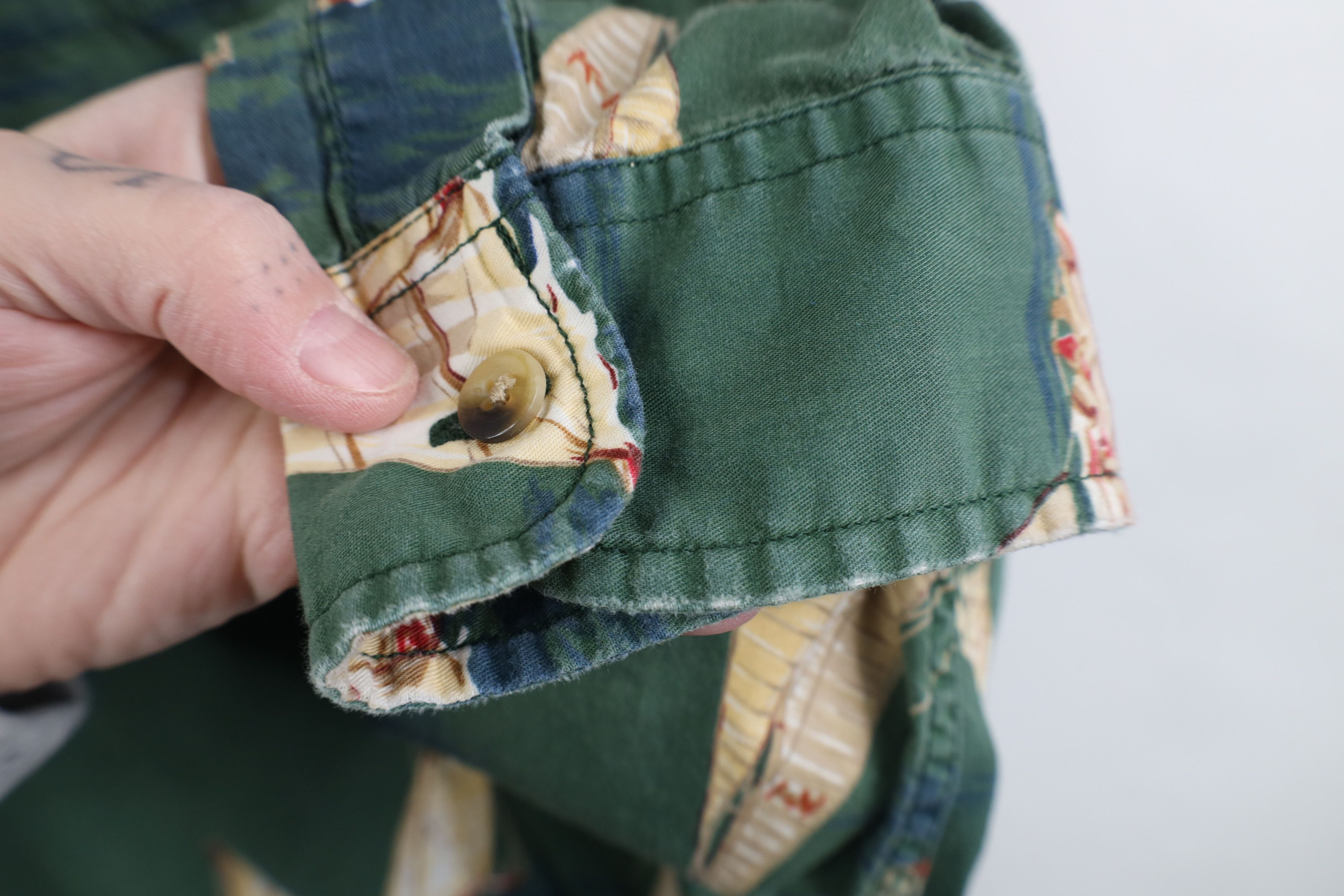 Nautica Vintage 90s Nautica All Over Print Button Down Shirt Size US XL / EU 56 / 4 - 9 Thumbnail