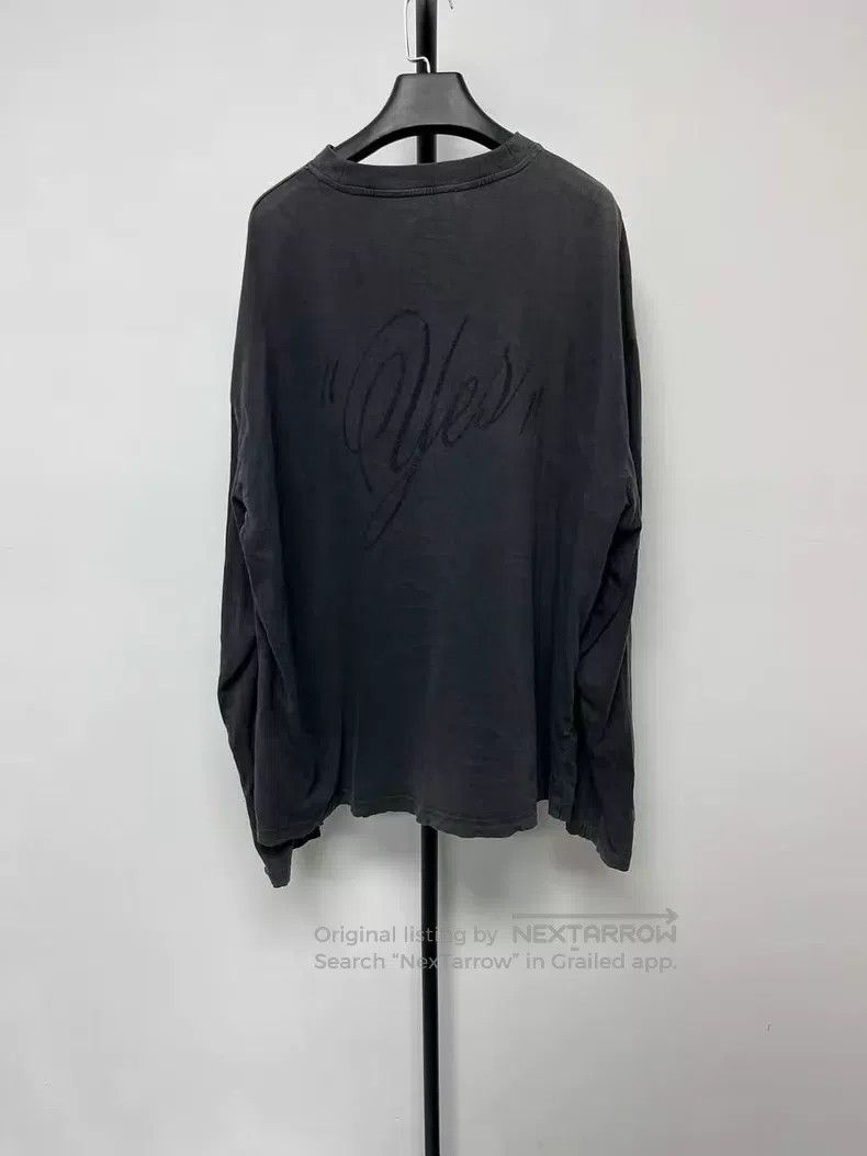 Acne Studios Acne Studios Letter print faded spicy girl round neck long Size L / US 10 / IT 46 - 2 Thumbnail