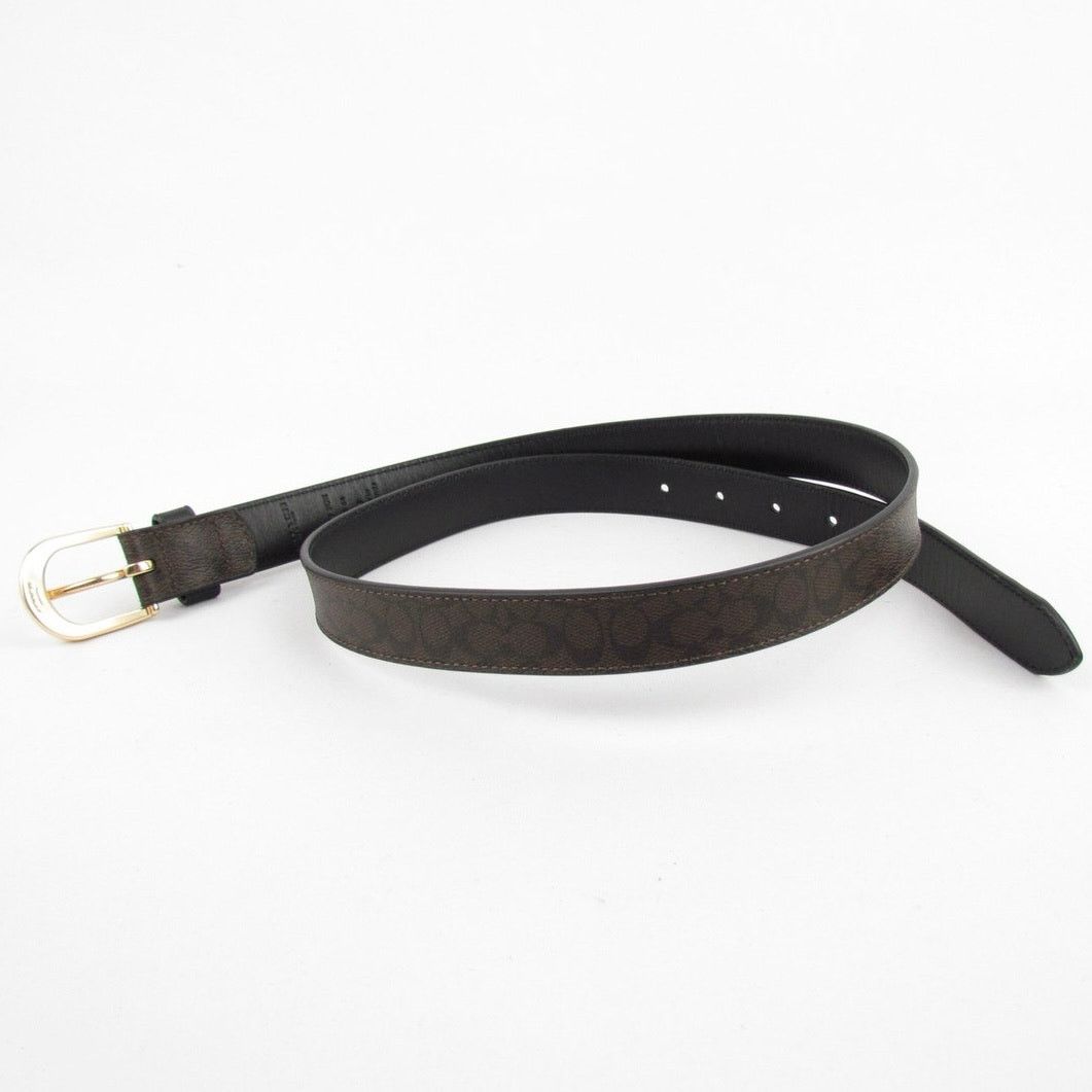 Coach Coach Signature Canvas Classic Belt Size ONE SIZE - 3 Thumbnail