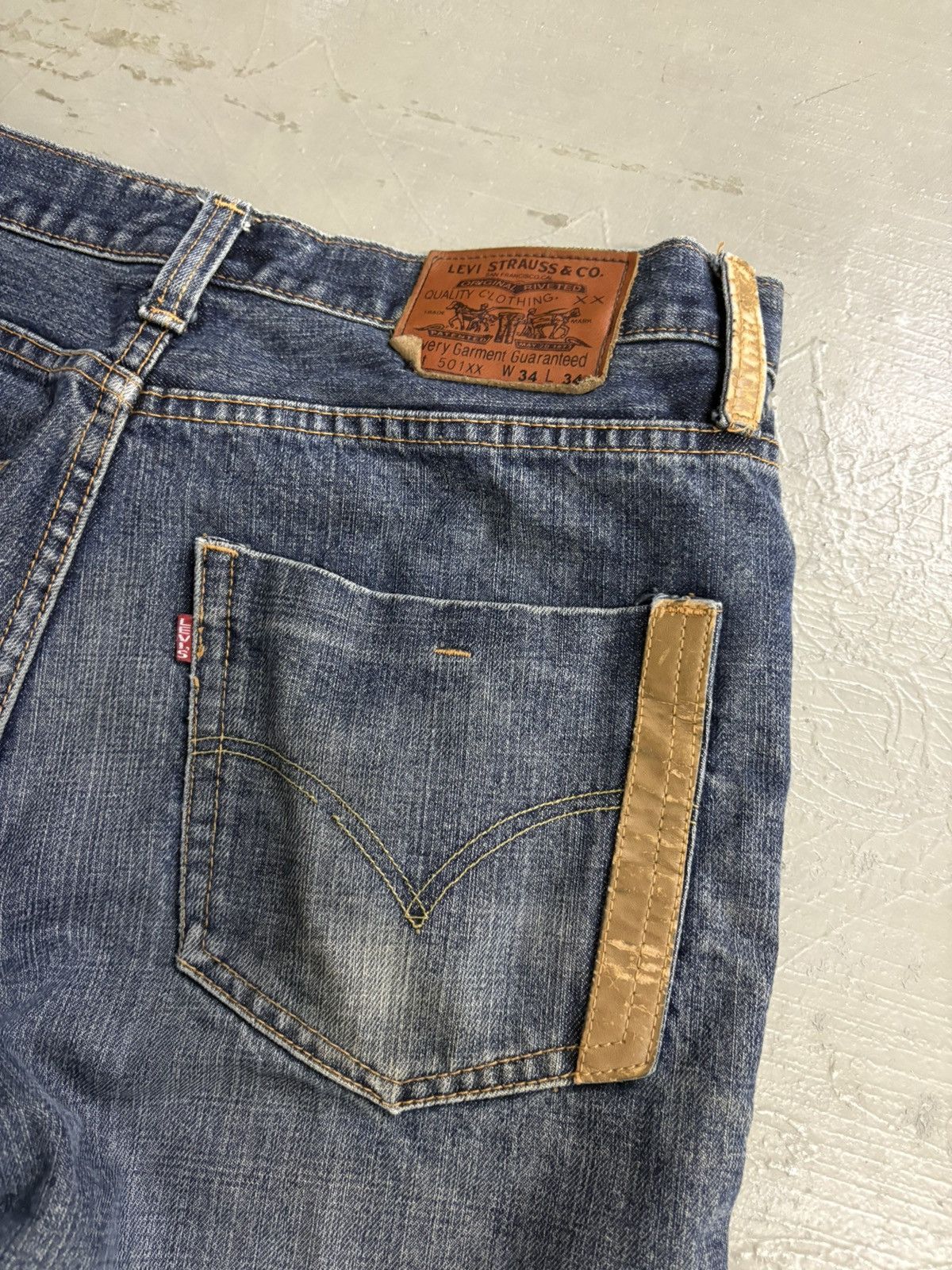 Levi's Vintage Selvedge Big E Levis Engineered Jeans 36x29 Size US 36 / EU 52 - 17 Thumbnail