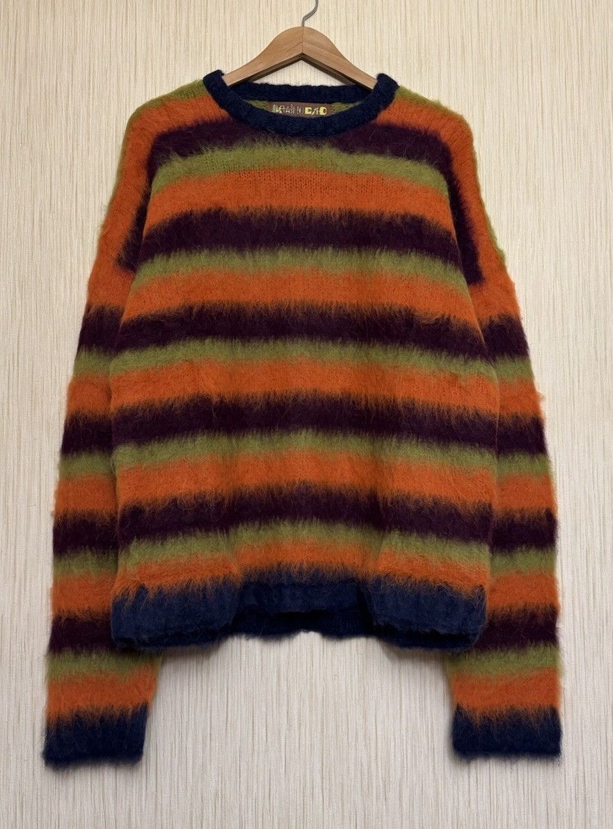 Brain Dead BRAIN DEAD Blurry Lines Alpaca sweater Fuzzy Size L Rare Size US L / EU 52-54 / 3 - 5 Thumbnail