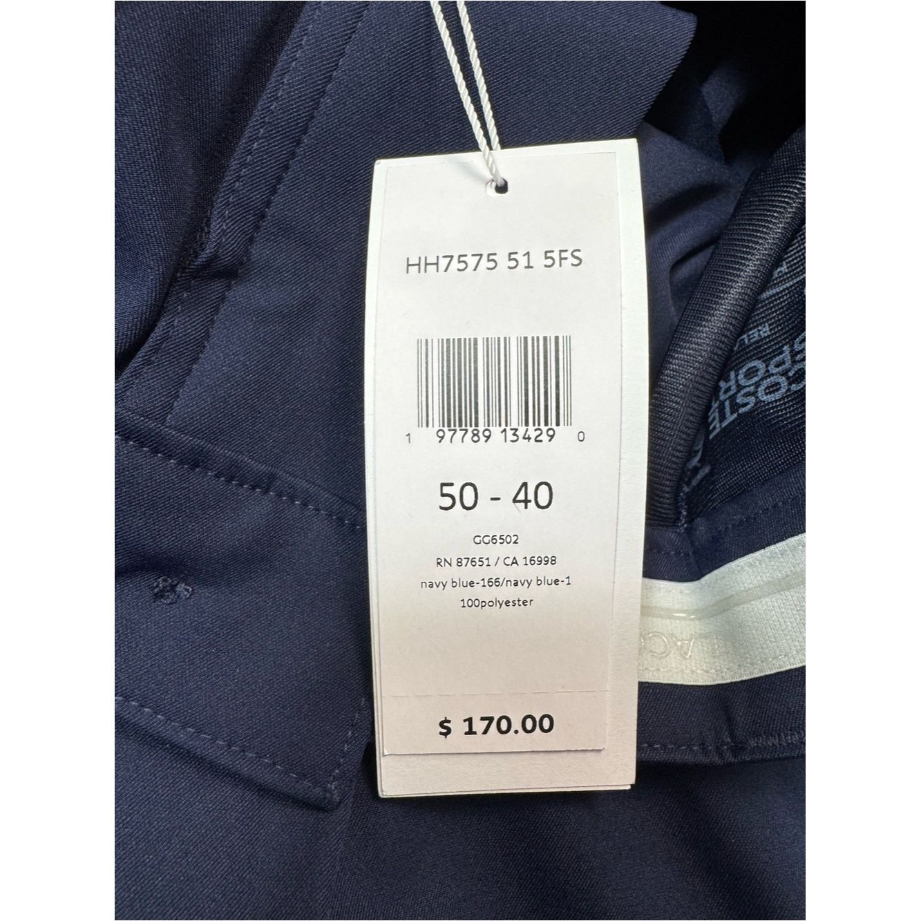 Lacoste NWT New $170 Lacoste Men's Ultra Dry Cropped Navy Blue Golf Size US 40 / EU 56 - 7 Thumbnail