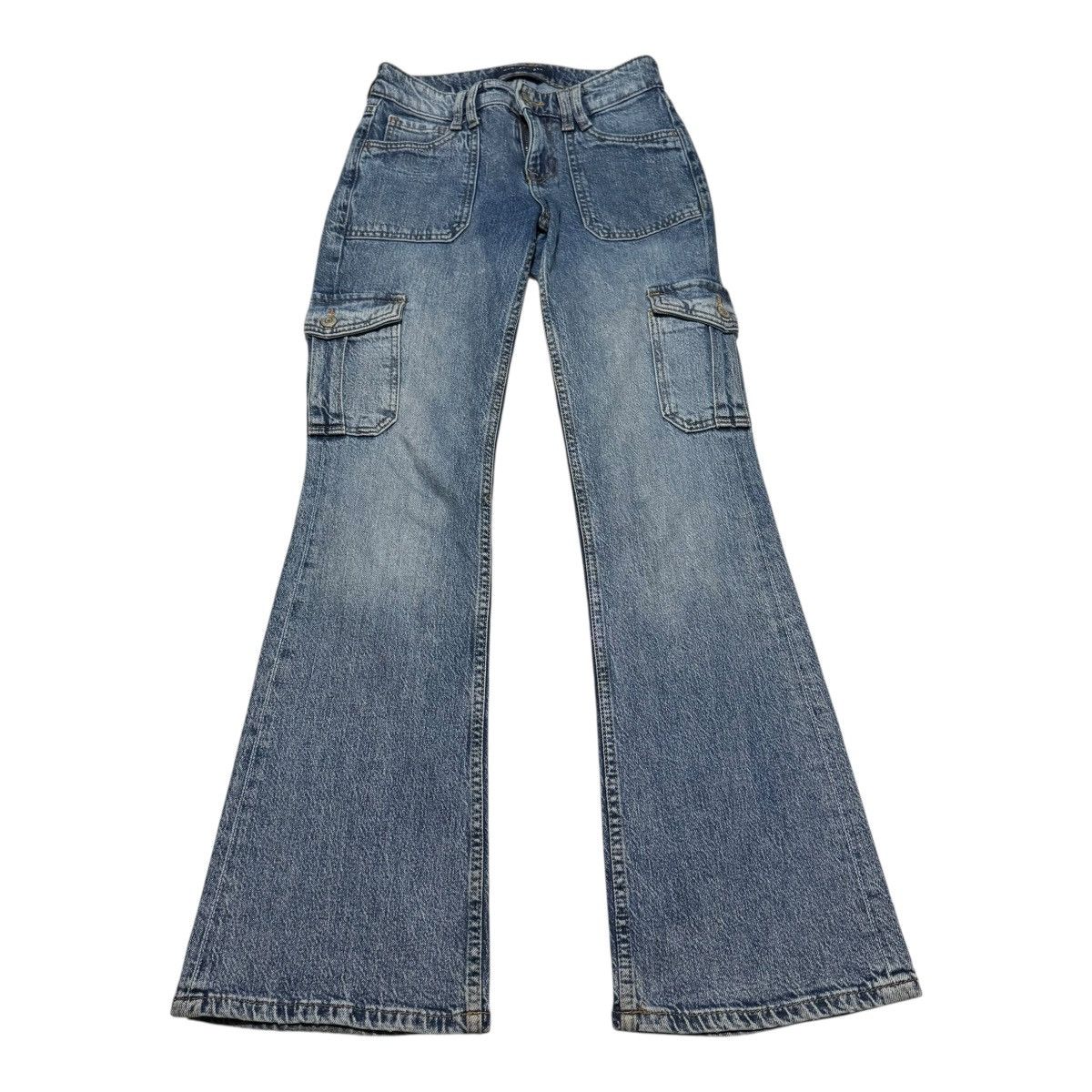 Aeropostale Aeropostale Mid Rise Flare Denim Jeans Women's 26x32 Size 26" / US 2 / IT 38 - 1 Thumbnail