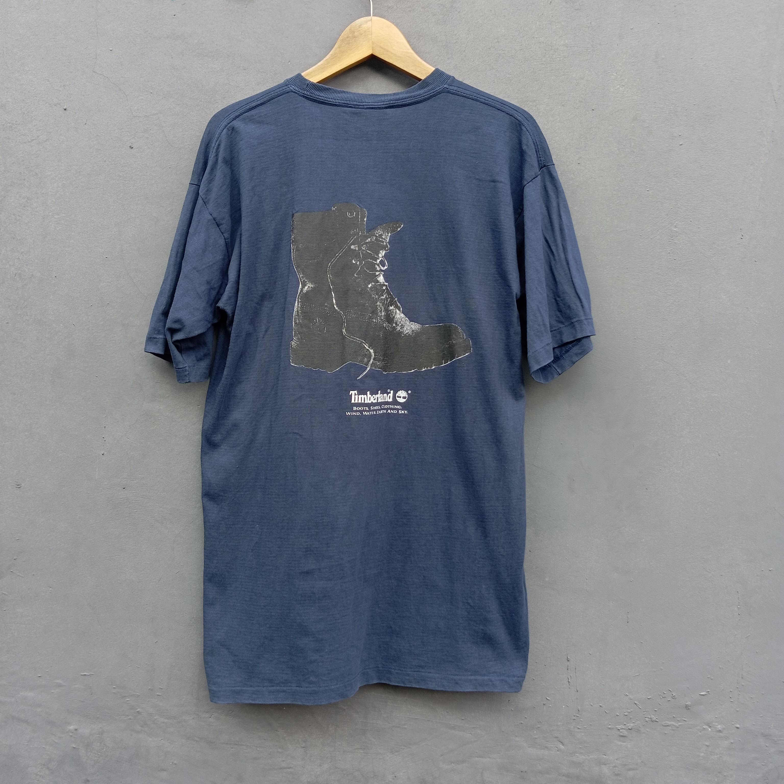 Timberland vintage rare 90s Timberland Give Racism The Boot t shirt Size US L / EU 52-54 / 3 - 2 Thumbnail