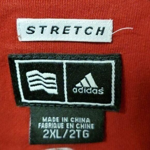 Adidas Adidas "Outback Bowl" Embroidered Stretch 1/4 zip Univ of Wi Size US XXL / EU 58 / 5 - 2 Thumbnail