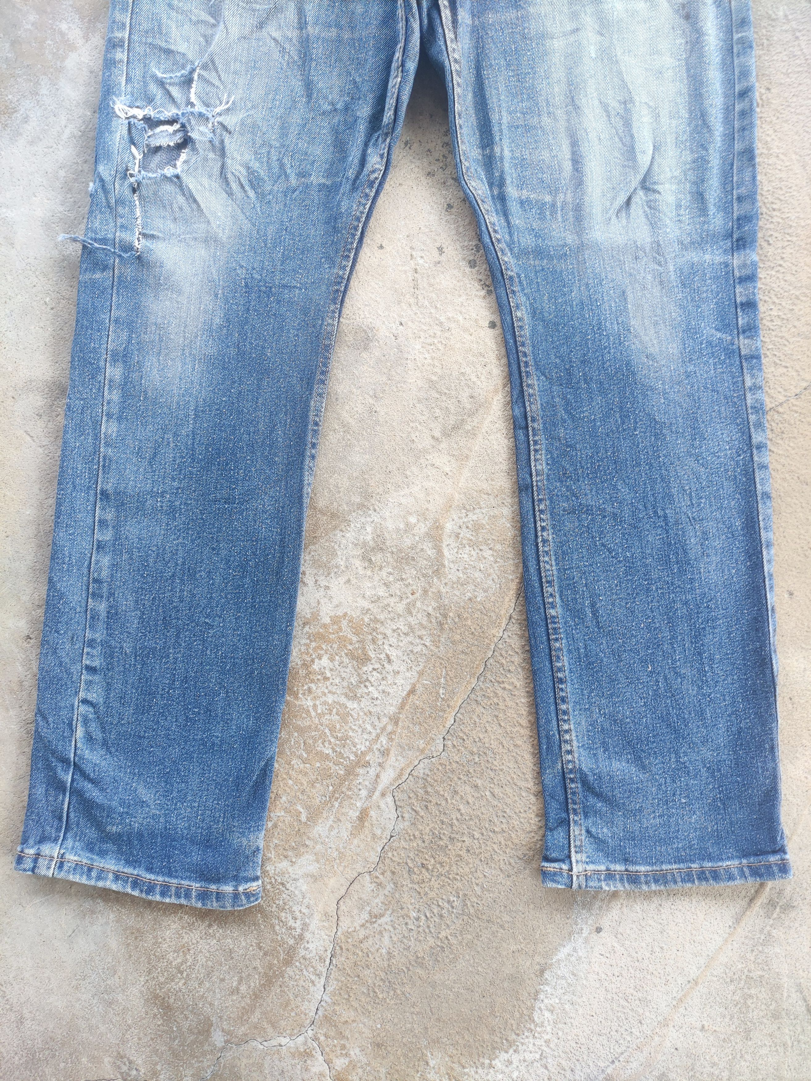 Kirkland Signature Vintage Kirkland Brand Distressed Faded Denim Pants Size US 33 - 4 Thumbnail