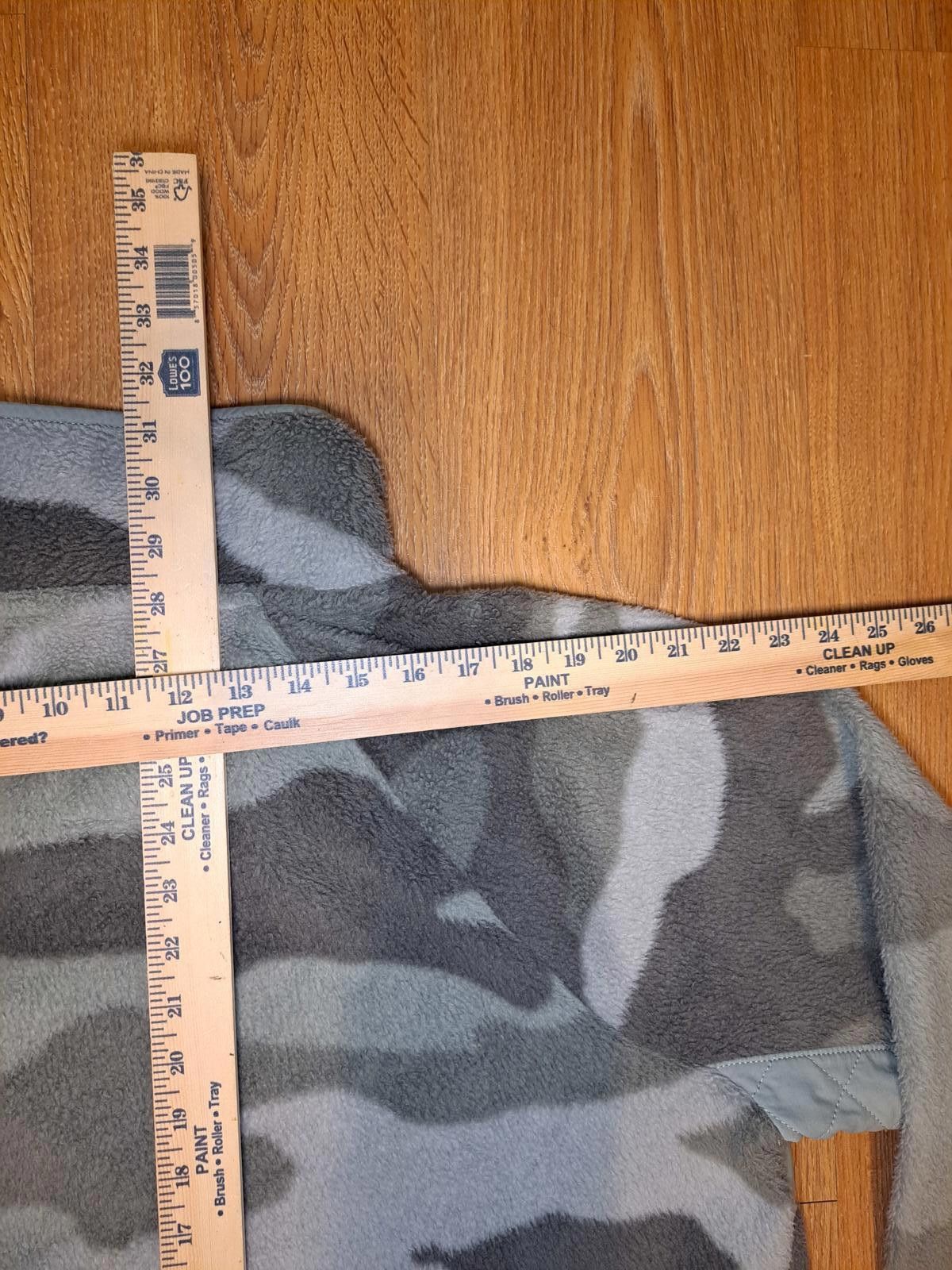 Abercrombie & Fitch Abercrombie & Fitch Pullover Fleece Jacket Mens XL Gray Camo Size US XL / EU 56 / 4 - 7 Thumbnail