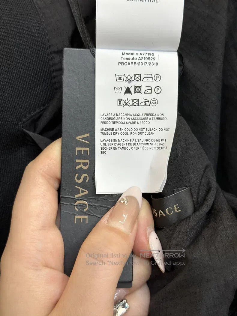 Versace Versace Black casual hoodie coat Size US XS / EU 42 / 0 - 9 Thumbnail