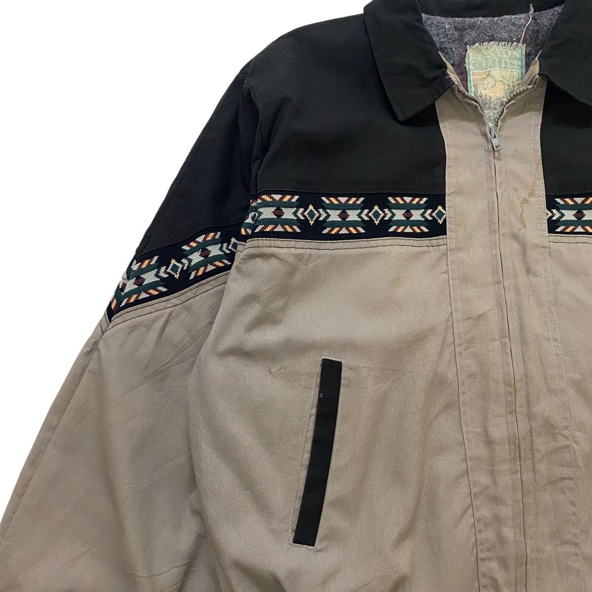 Vintage ⚡️Vintage Canyon Guide wool blanket zipper jacket Size US L / EU 52-54 / 3 - 3 Thumbnail