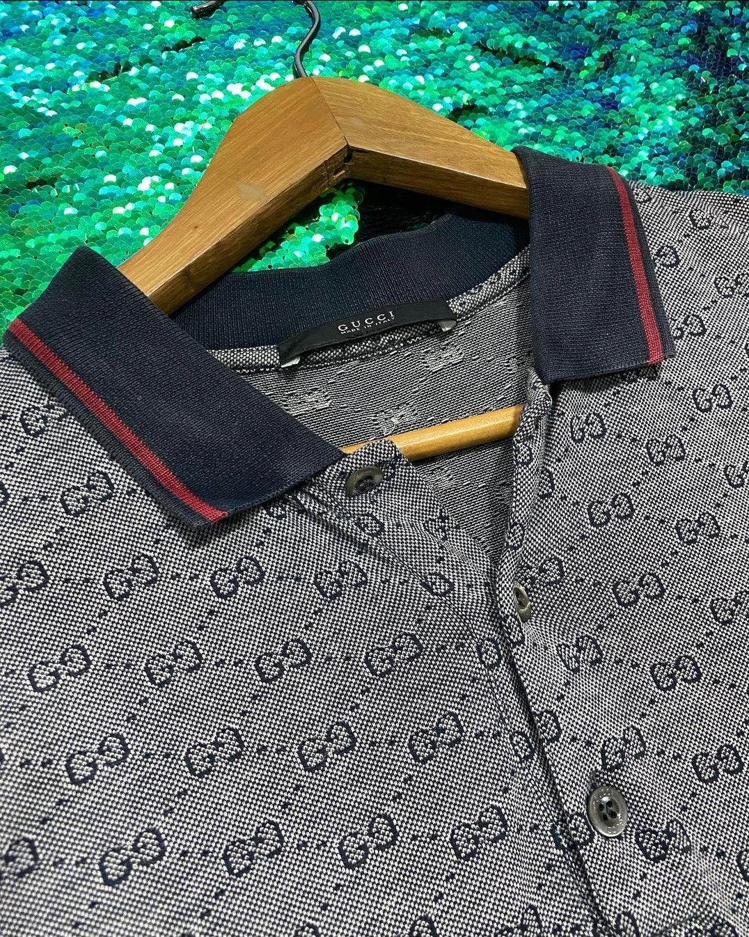 Gucci × Vintage Gucci tee Chieff Keef GG monogram allover Size US XL / EU 56 / 4 - 3 Thumbnail