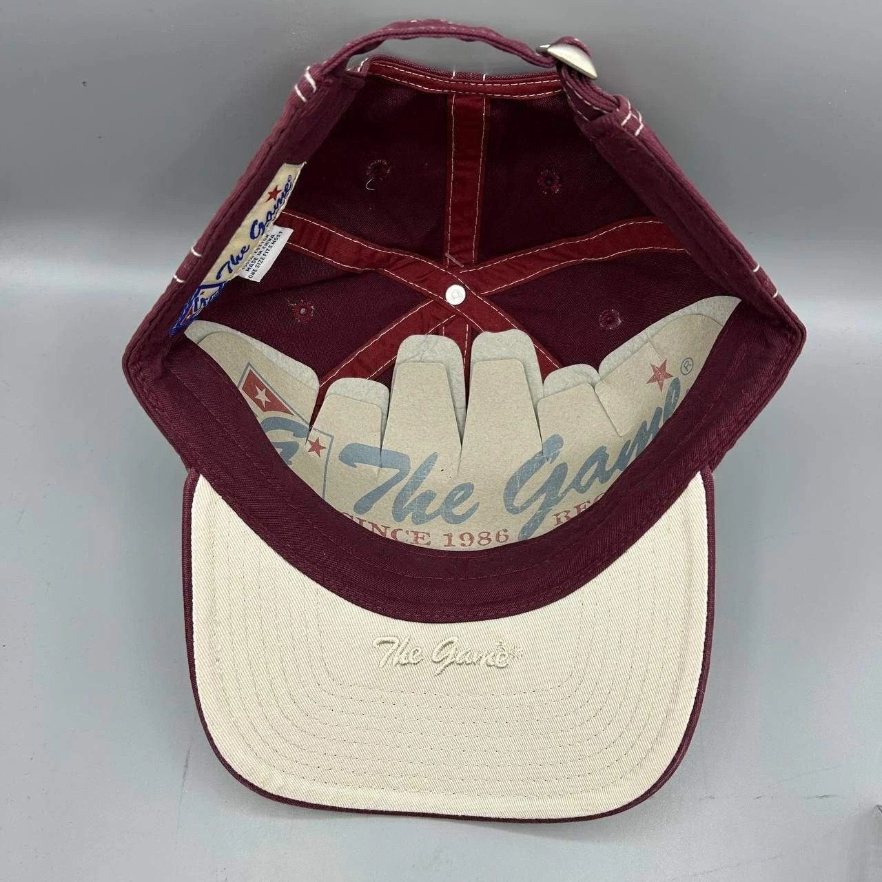 The Game Jackson Hole Wyoming Hat Men Red The Game Strap Back Cotton Size ONE SIZE - 2 Thumbnail