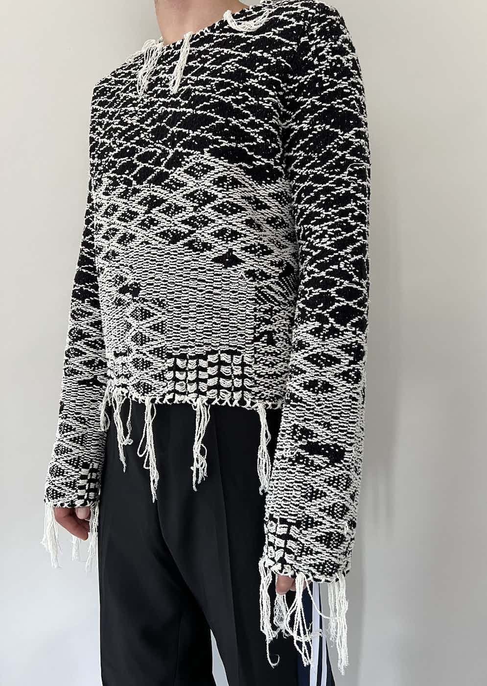 Saint Laurent Paris Saint Laurent SS17 Distressed Knit Sweater Size US XL / EU 56 / 4 - 3 Thumbnail