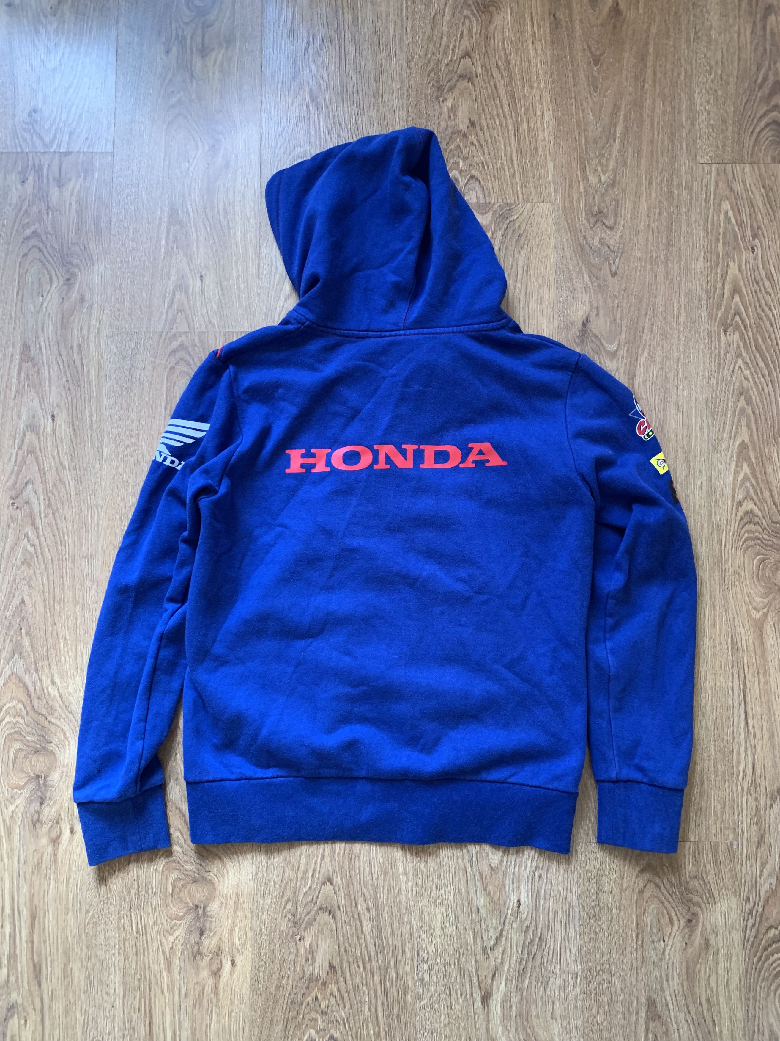 Honda × Vintage Vintage Honda Racing Team Zip Up Hoodie Jacket Size US M / EU 48-50 / 2 - 7 Thumbnail
